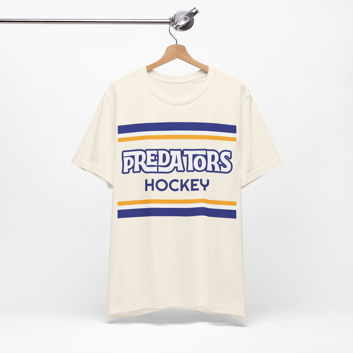 Retro Predators Shirt, Vintage Striped Predators Hockey T-Shirt