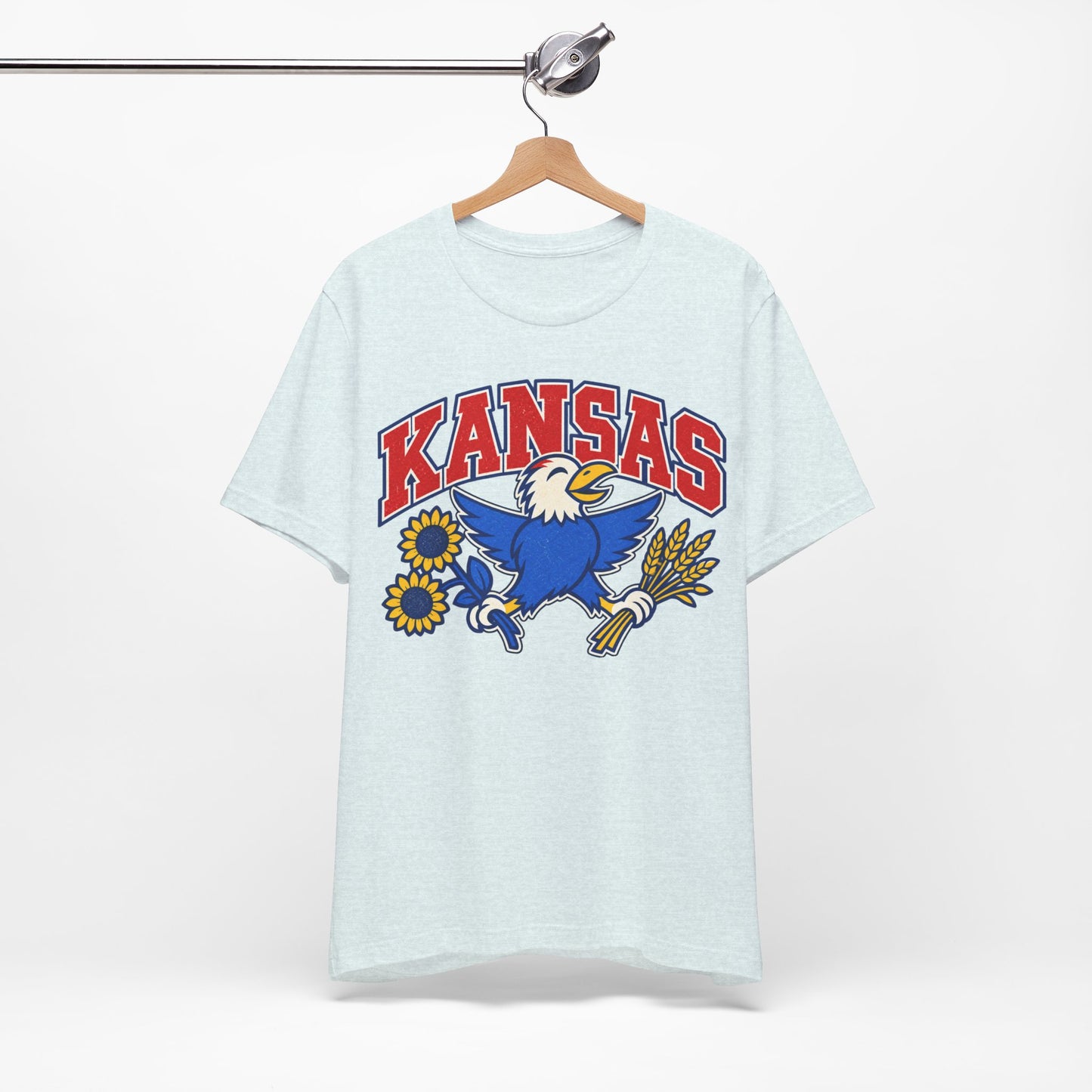 Vintage Kansas T-Shirt, Sunflower Shirt, Pop Art Graphic Tee, Sports Gifts
