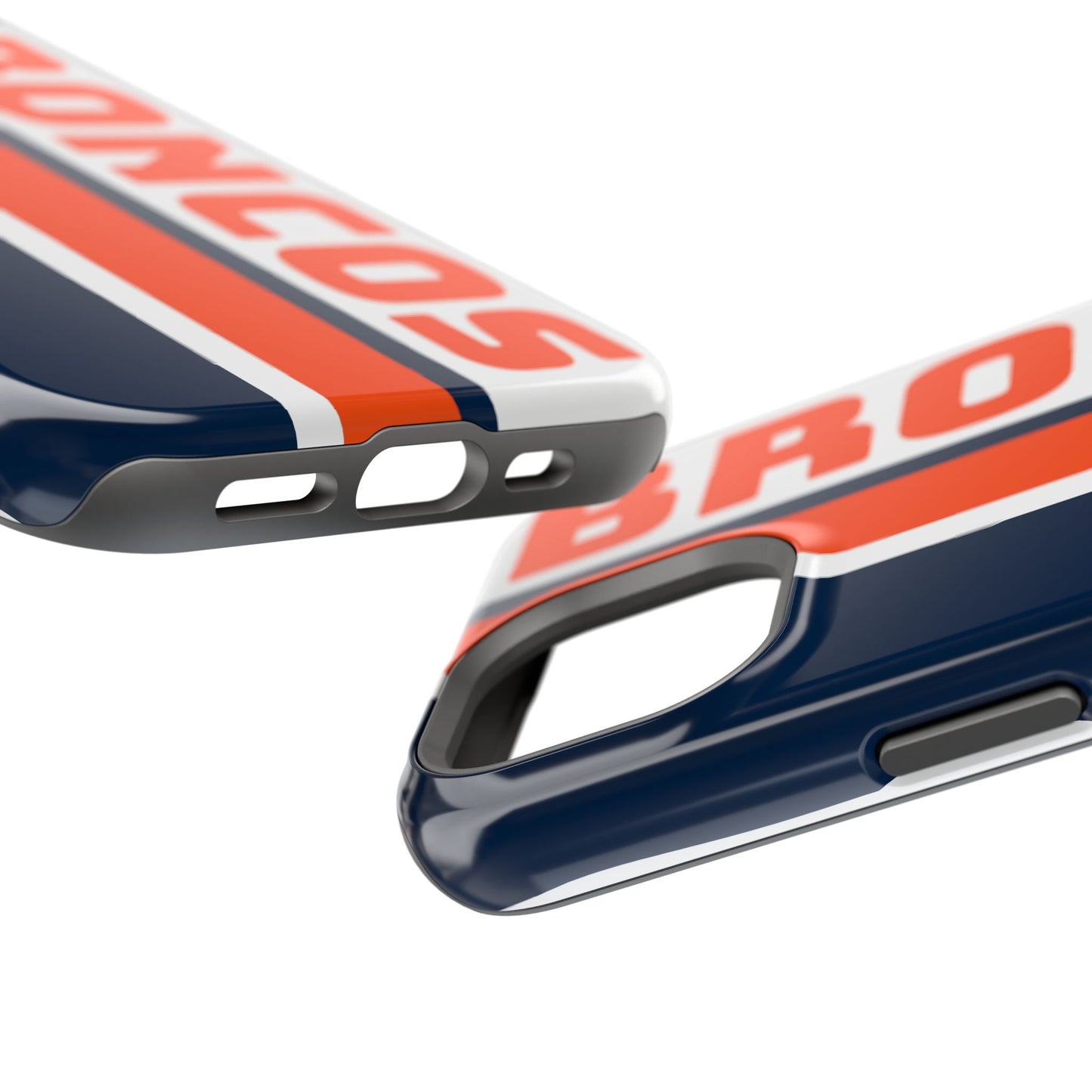 Broncos Phone Case, Magnetic Phone Case, Retro Phone Case, Baseball Case for iPhone or Samsung, Football Gifts