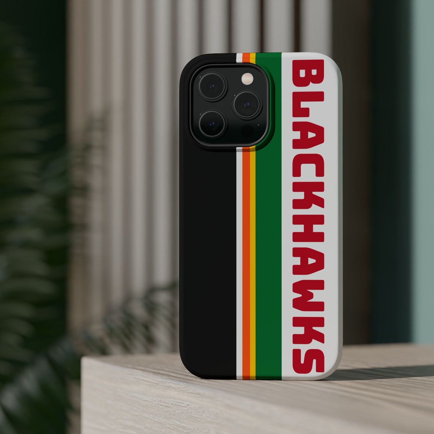 Blackhawks Phone Case, Magnetic Phone Case, Hockey Phone Case, Retro Phone Case
