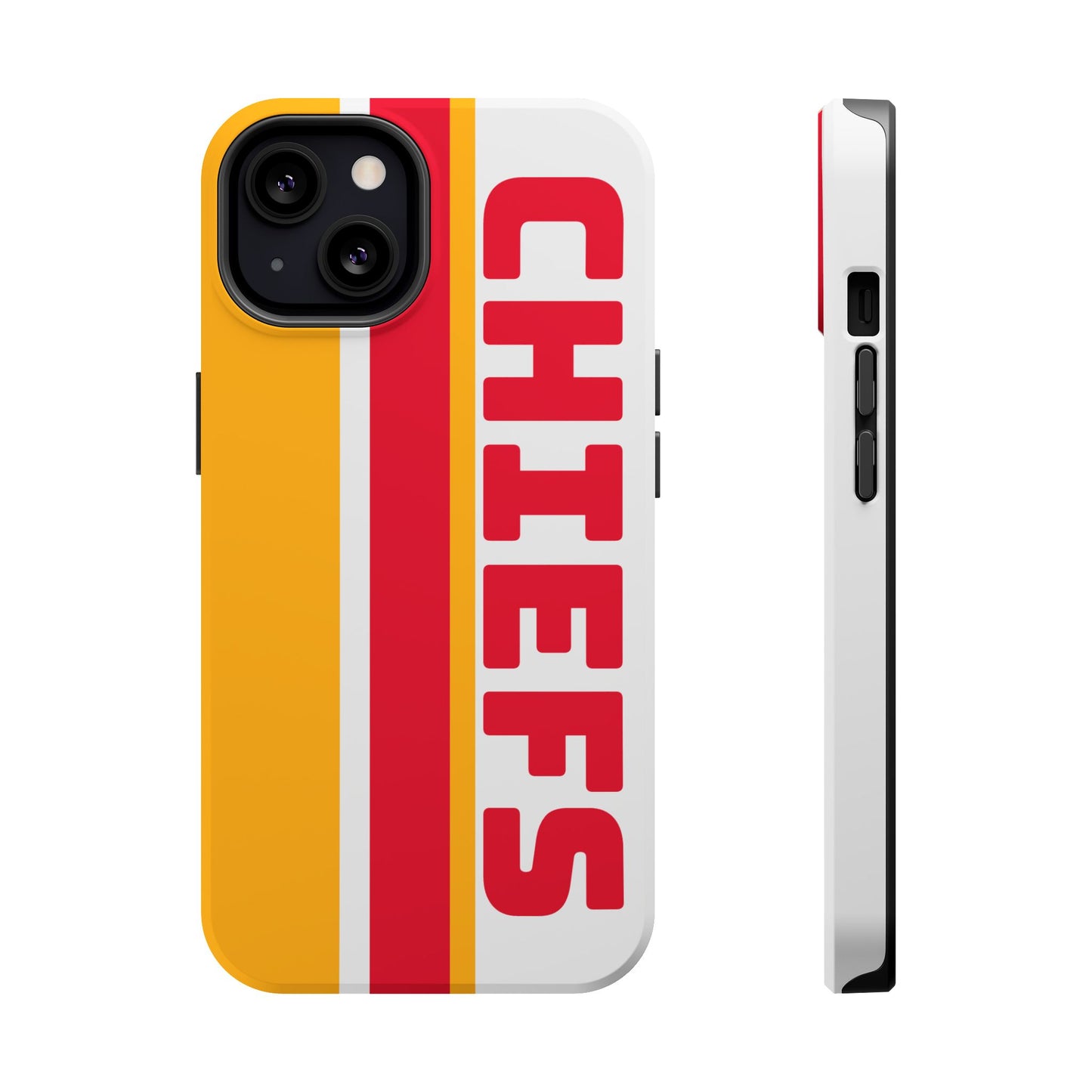 Chiefs Phone Case, Magnetic Phone Case, Retro Phone Case, Baseball Case for iPhone or Samsung, Chiefs Football Gifts