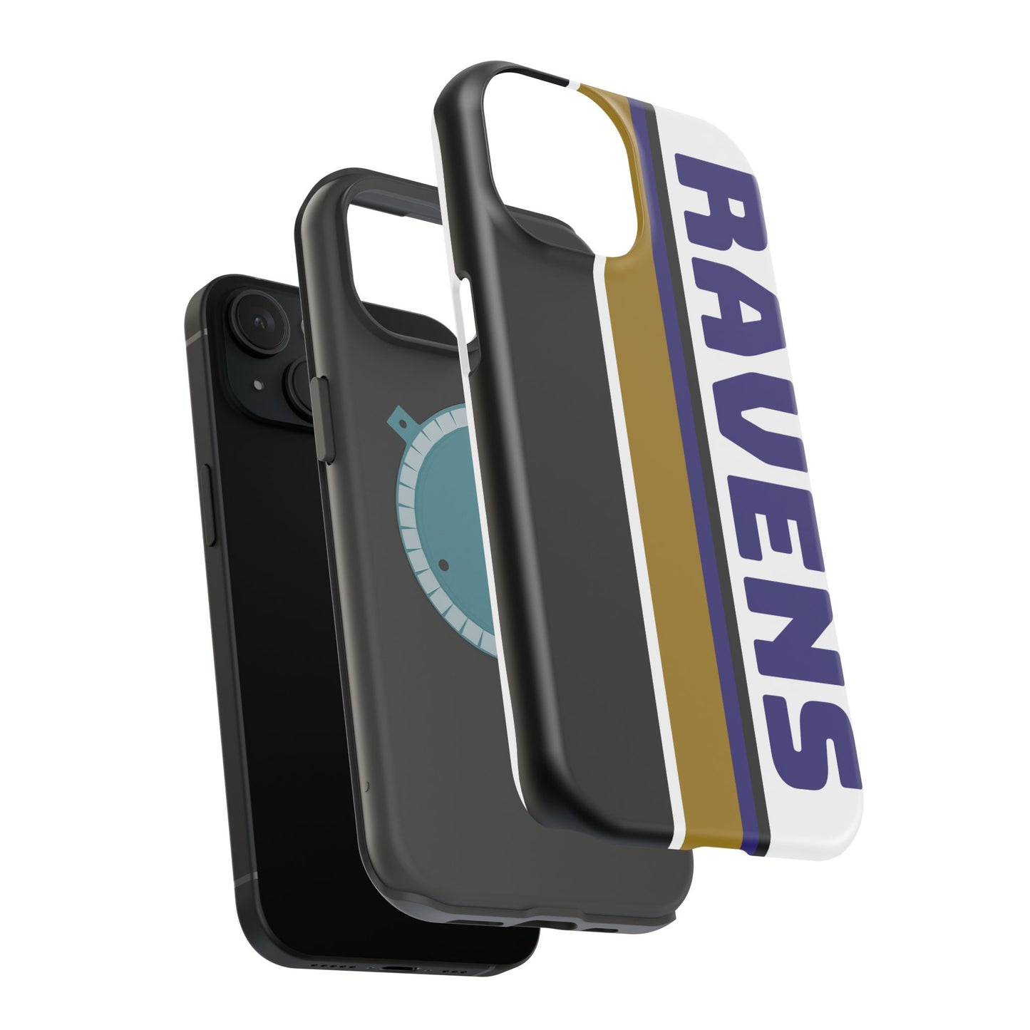 Ravens Phone Case, Magnetic Phone Case, Retro Phone Case, Football Gifts
