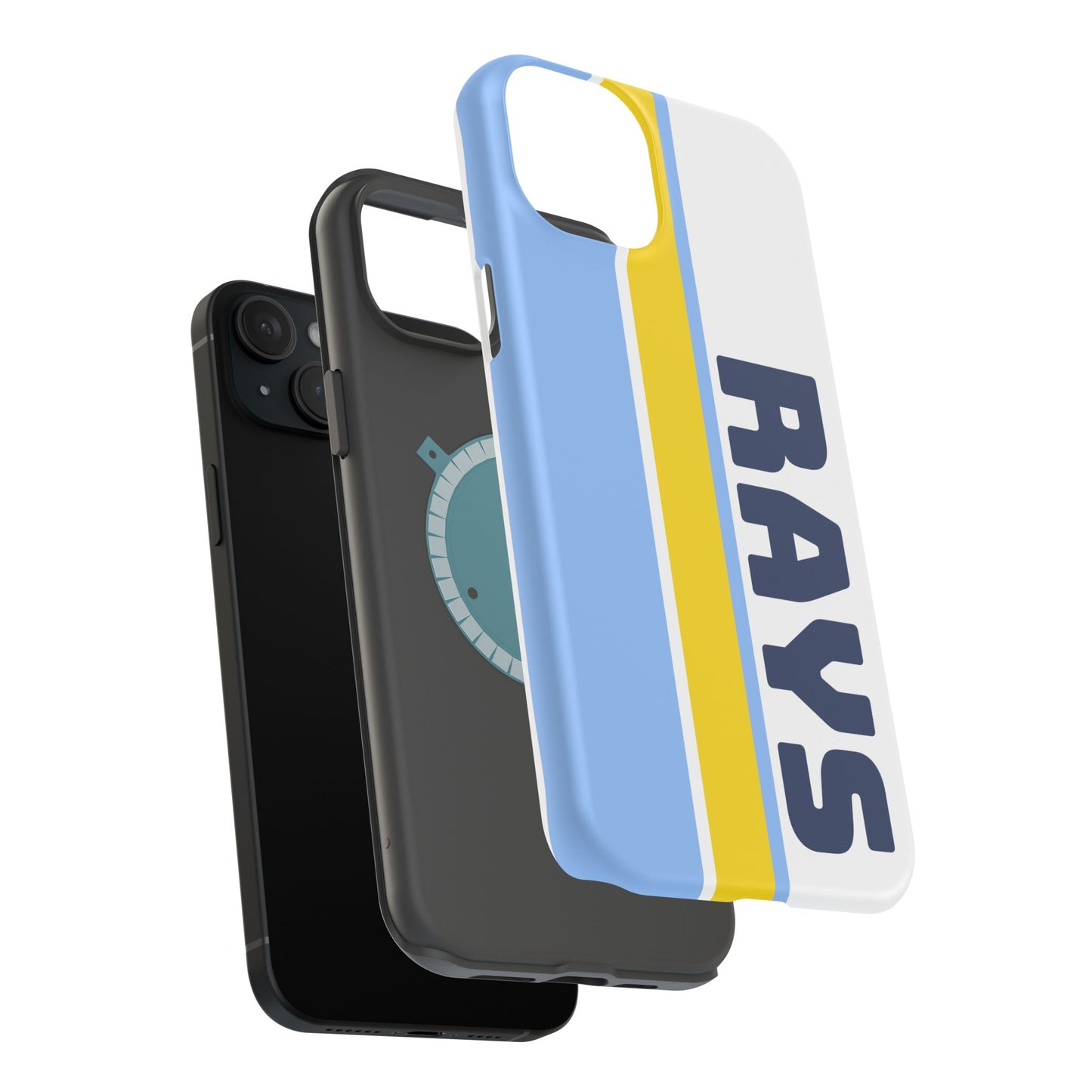 Rays Phone Case, Magnetic Phone Case, Retro Phone Case, Baseball Case for iPhone or Samsung, Rays Baseball Gifts