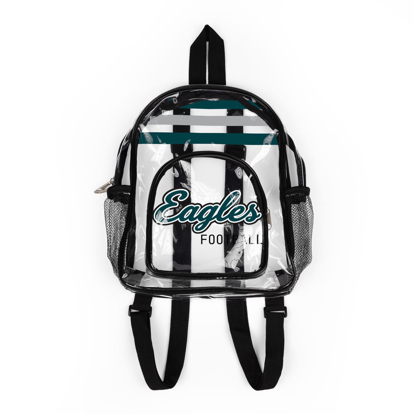 Eagles Clear Bag, Clear Stadium Backpack, Transparent Game Day Backpack