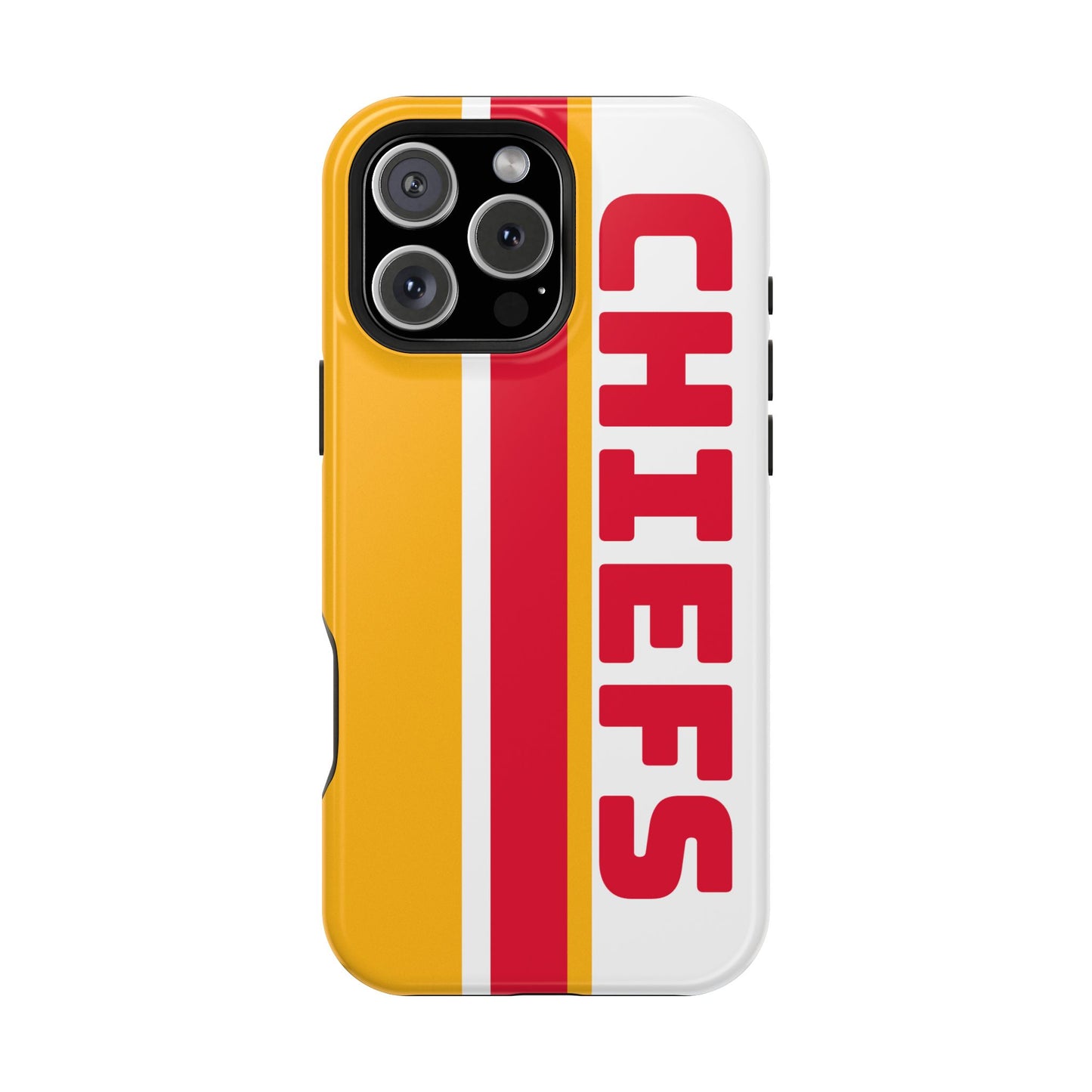 Chiefs Phone Case, Magnetic Phone Case, Retro Phone Case, Baseball Case for iPhone or Samsung, Chiefs Football Gifts