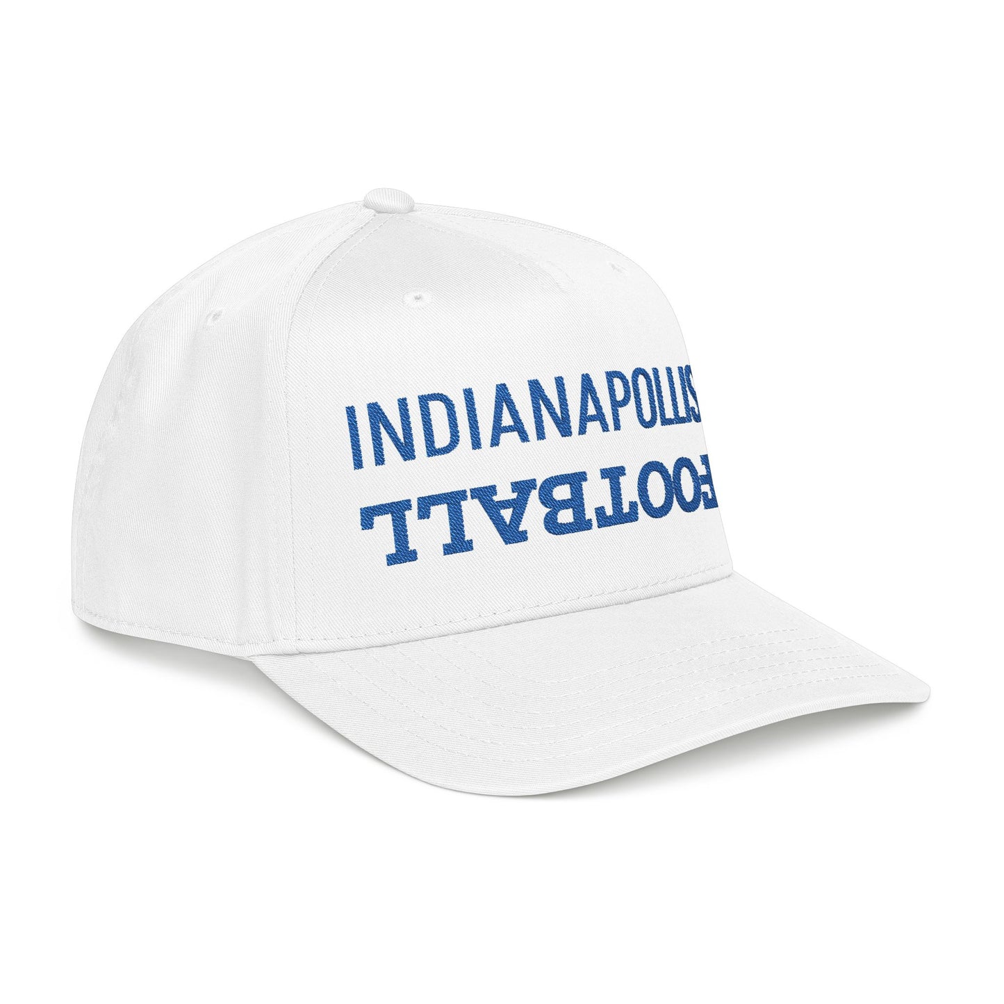 Embroidered Indianapolis Football Hat, Mid Profile Football Cap, Sports Gifts