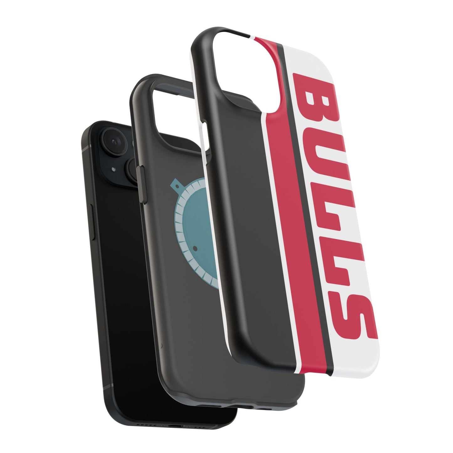 Bulls Phone Case, Magnetic Phone Case, Retro Phone Case