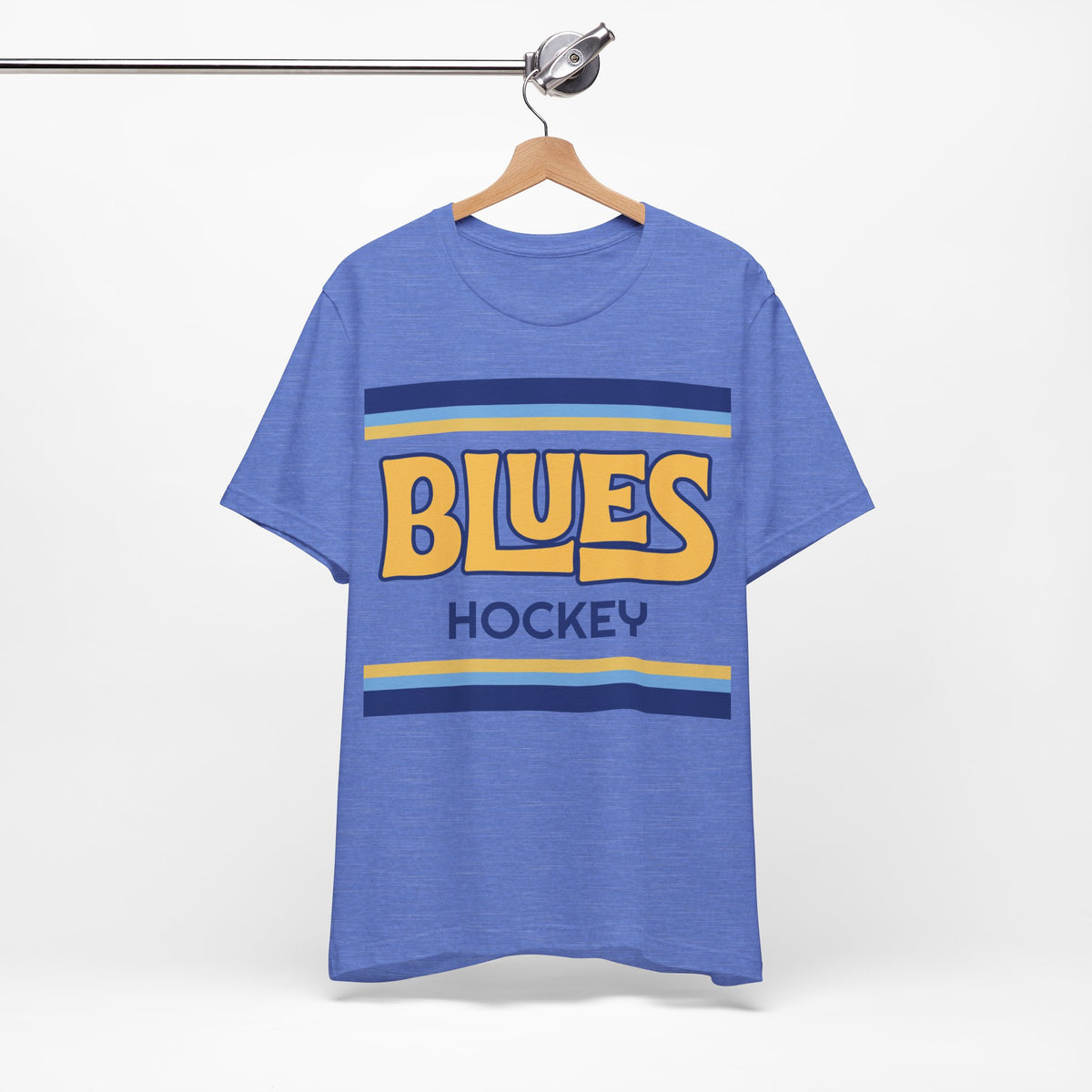Retro Blues Shirt, Vintage Striped Blues T-Shirt
