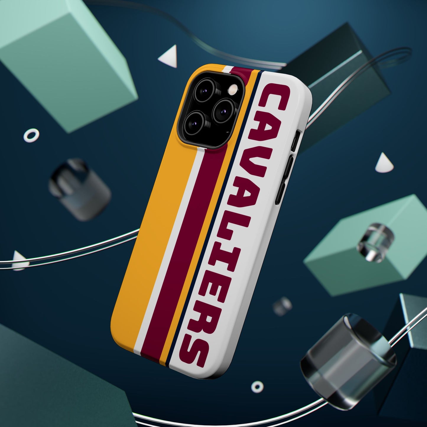 Cavaliers Phone Case, Magnetic Phone Case, Retro Phone Case, Basketball Gifts