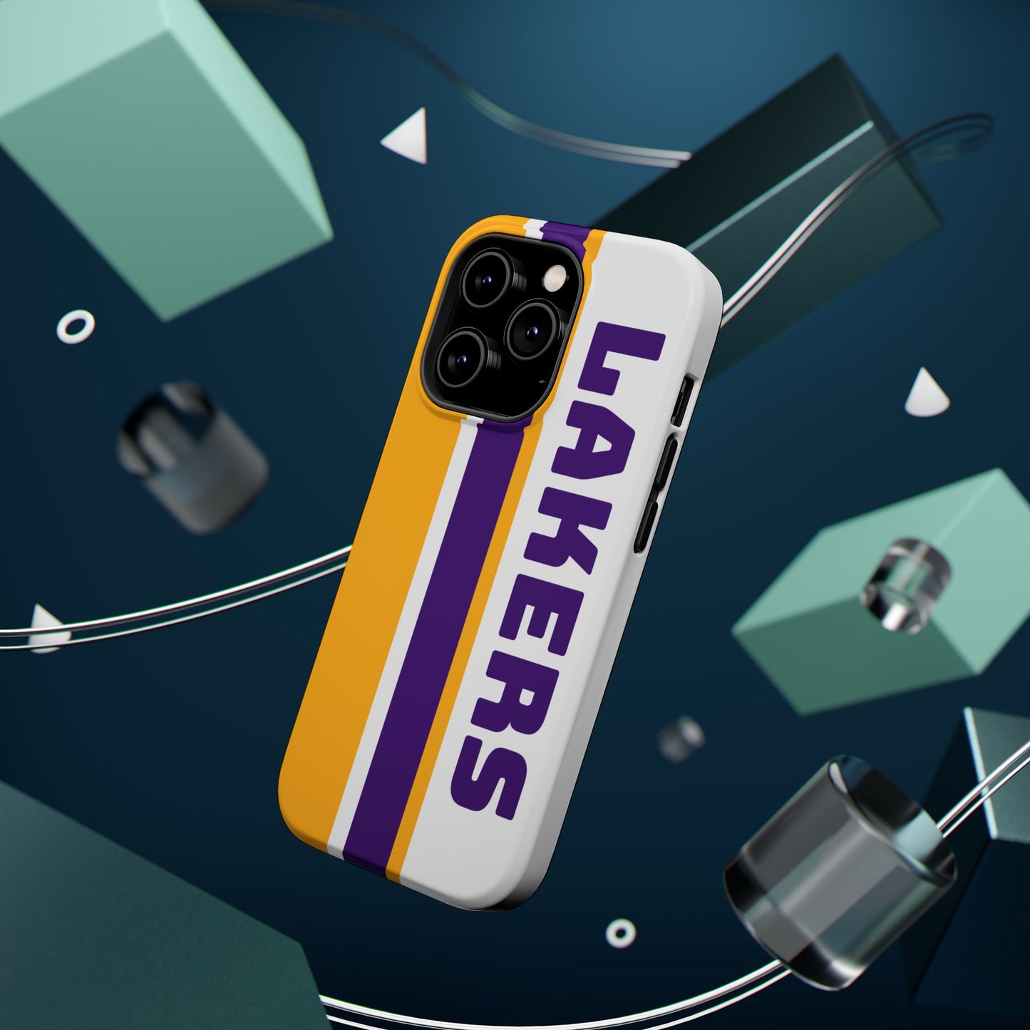 Lakers Phone Case, Magnetic Phone Case, Retro Phone Case, Basketball Gifts