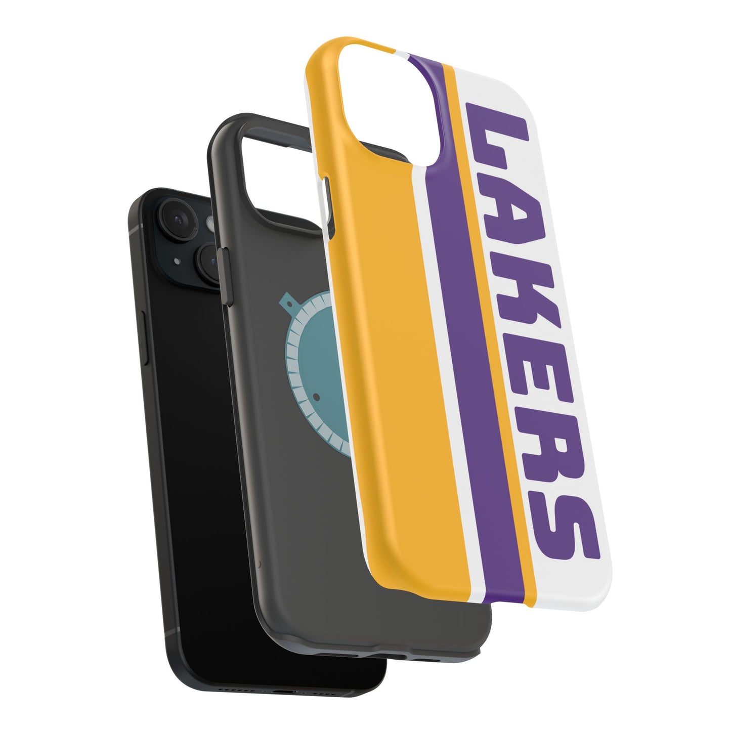 Lakers Phone Case, Magnetic Phone Case, Retro Phone Case, Basketball Gifts
