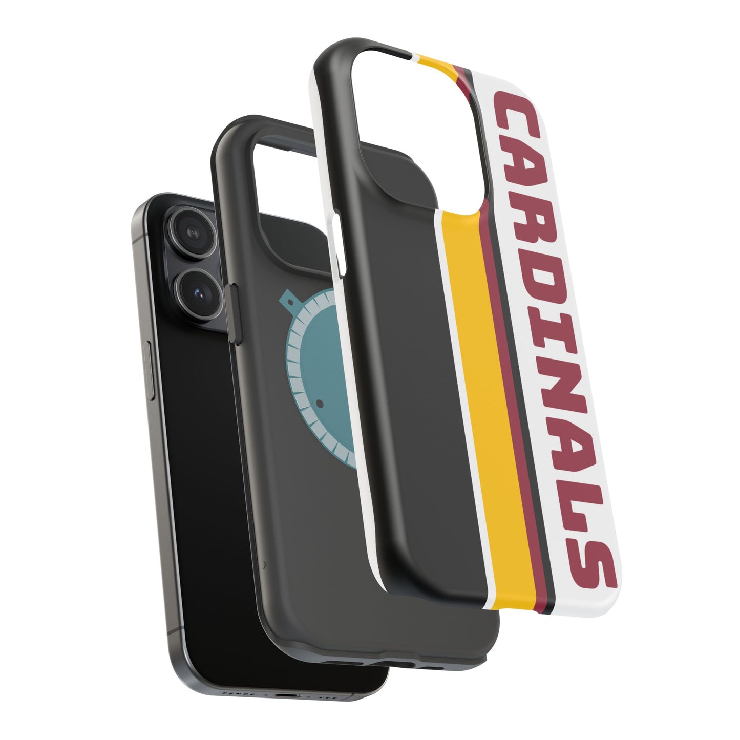 Cardinals Phone Case, Magnetic Phone Case, Retro Phone Case, Football Gifts