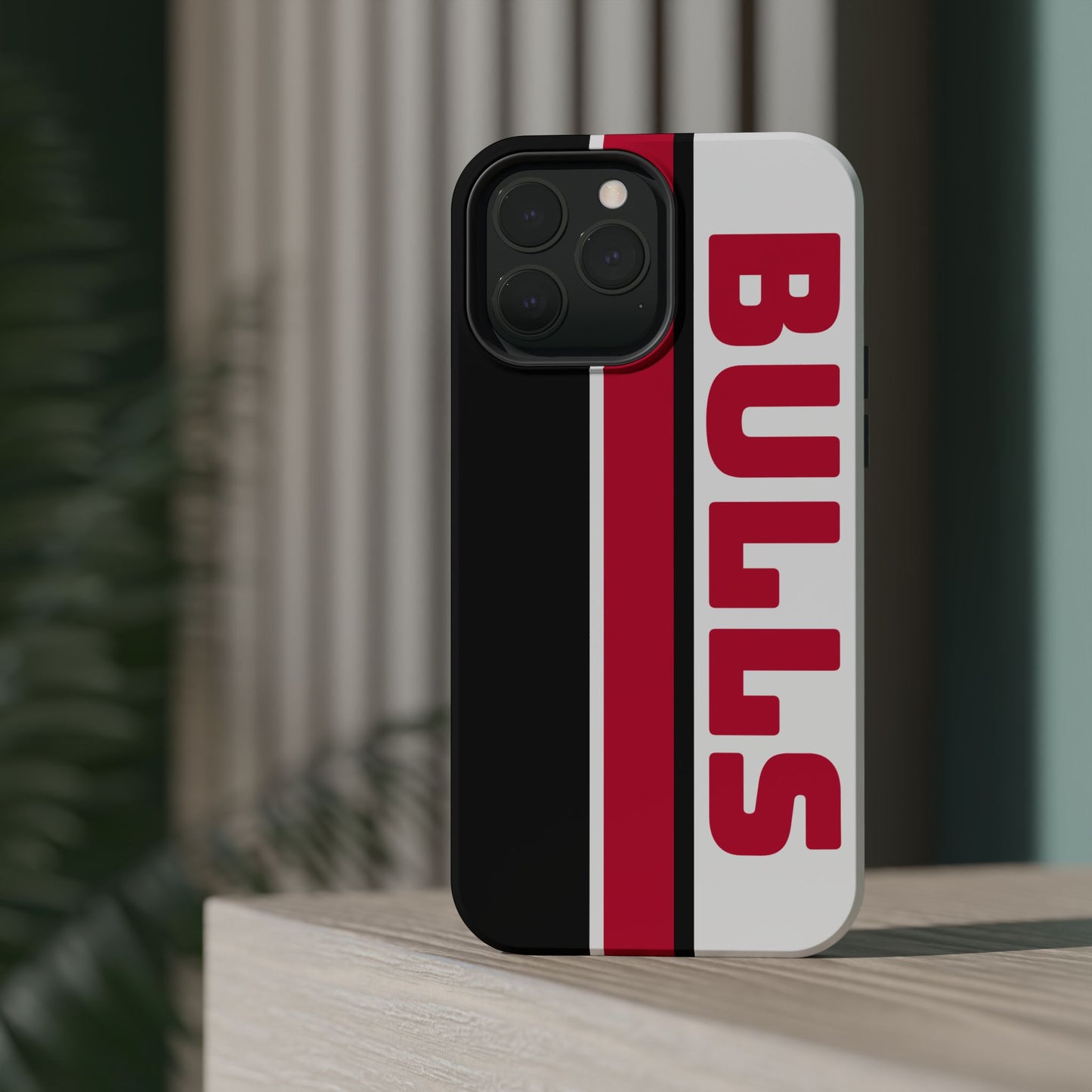 Bulls Phone Case, Magnetic Phone Case, Retro Phone Case