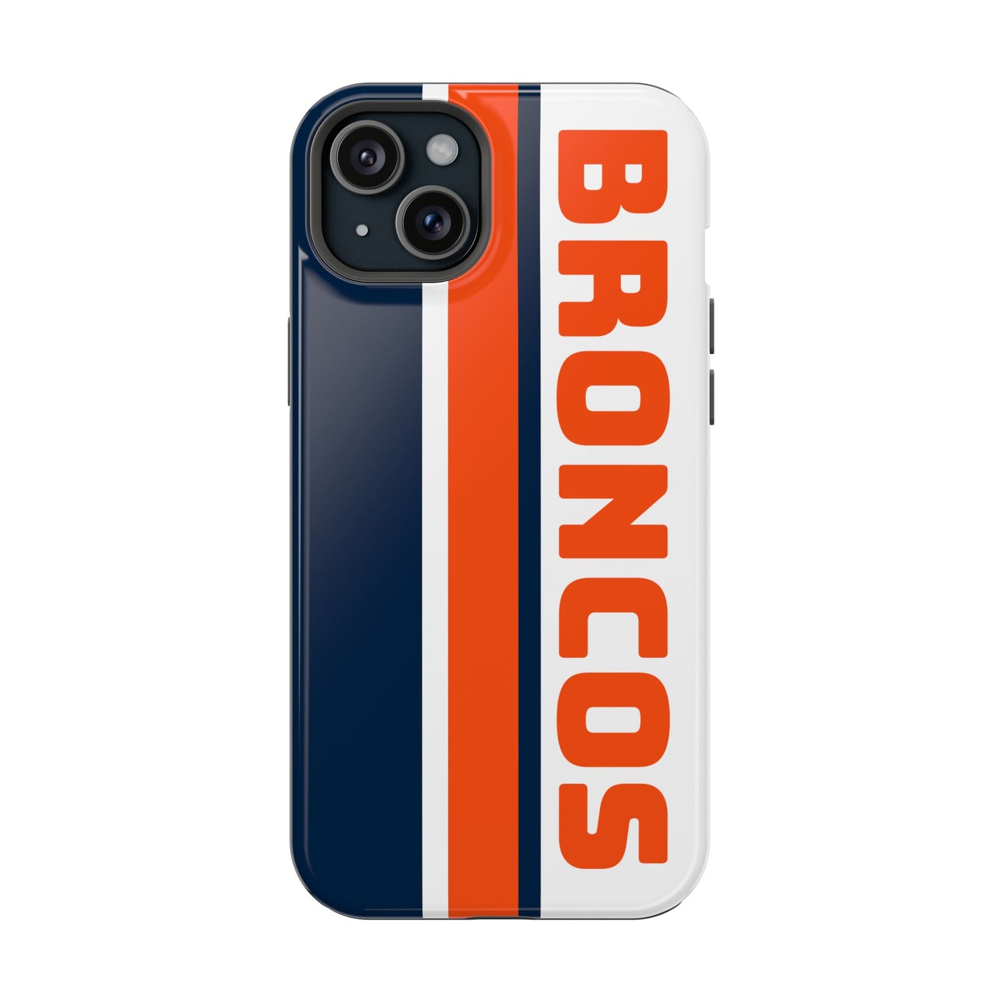 Broncos Phone Case, Magnetic Phone Case, Retro Phone Case, Baseball Case for iPhone or Samsung, Football Gifts