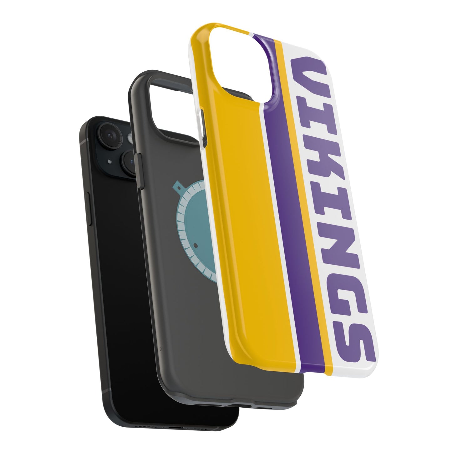 Vikings Phone Case, Magnetic Phone Case, Retro Phone Case, Football Gifts