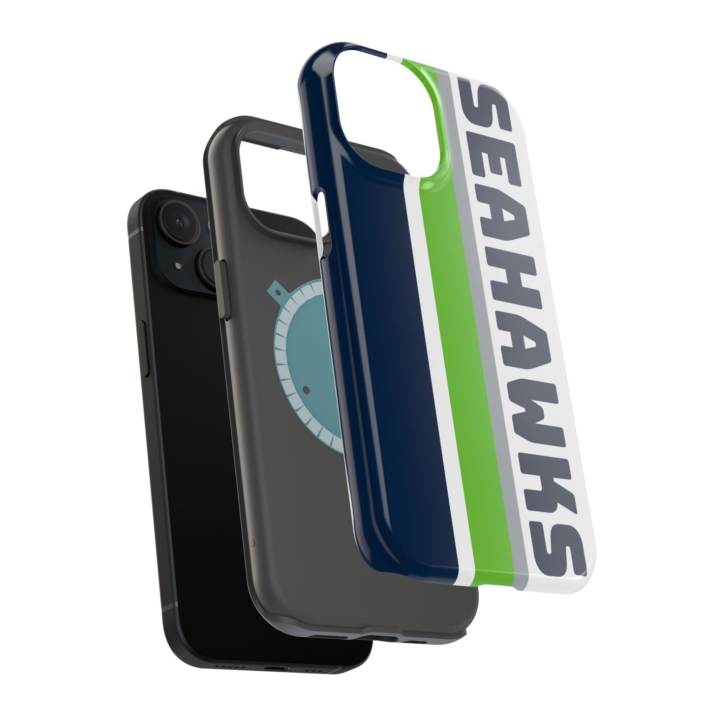 Seahawks Phone Case, Magnetic Phone Case, Retro Phone Case, Football Case for iPhone or Samsung