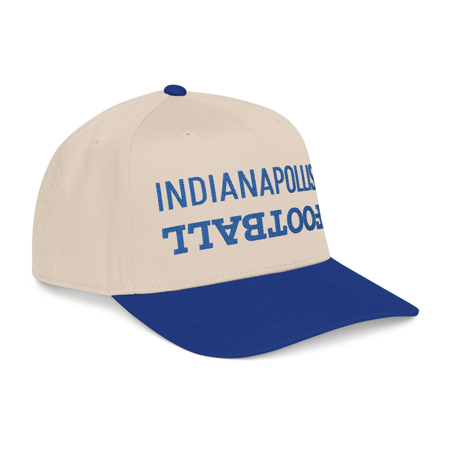 Embroidered Indianapolis Football Hat, Mid Profile Football Cap, Sports Gifts