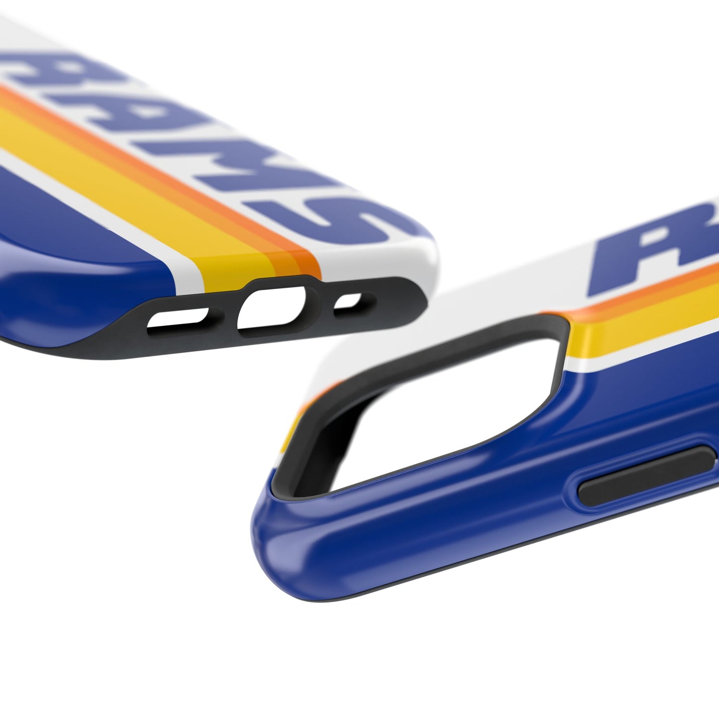 Rams Phone Case, Magnetic Phone Case, Retro Phone Case, Football Case for iPhone or Samsung