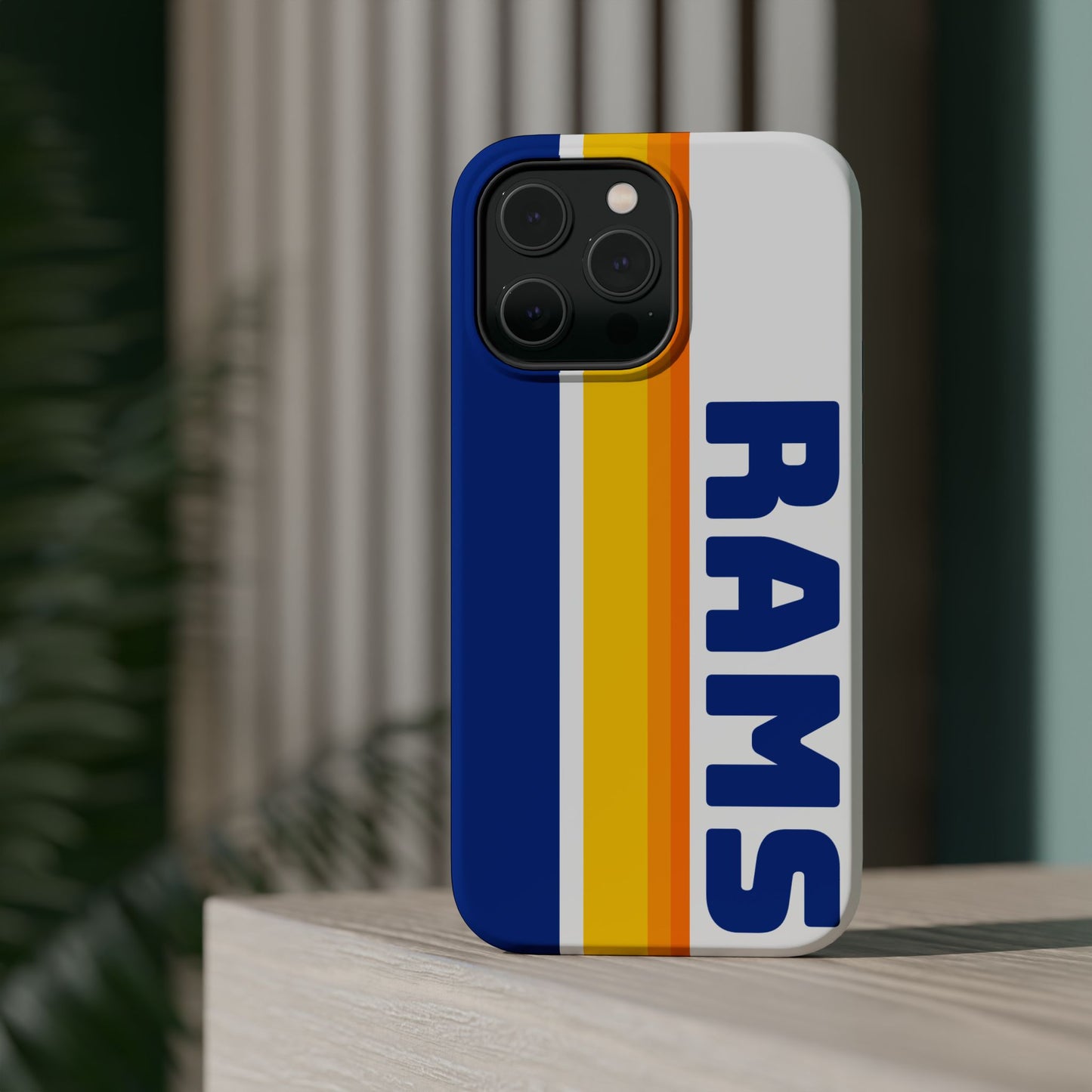 Rams Phone Case, Magnetic Phone Case, Retro Phone Case, Football Case for iPhone or Samsung