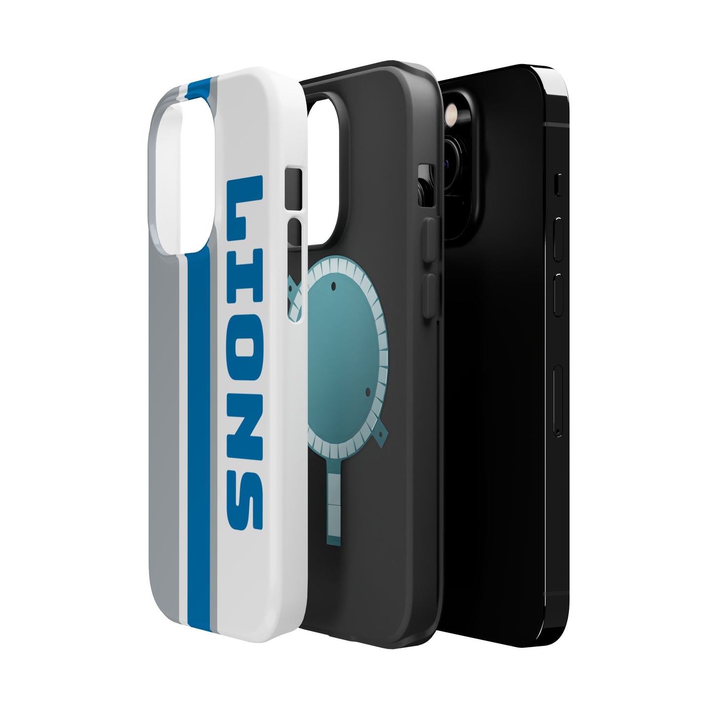 Lions Phone Case, Magnetic Phone Case, Retro Phone Case, Football Gifts