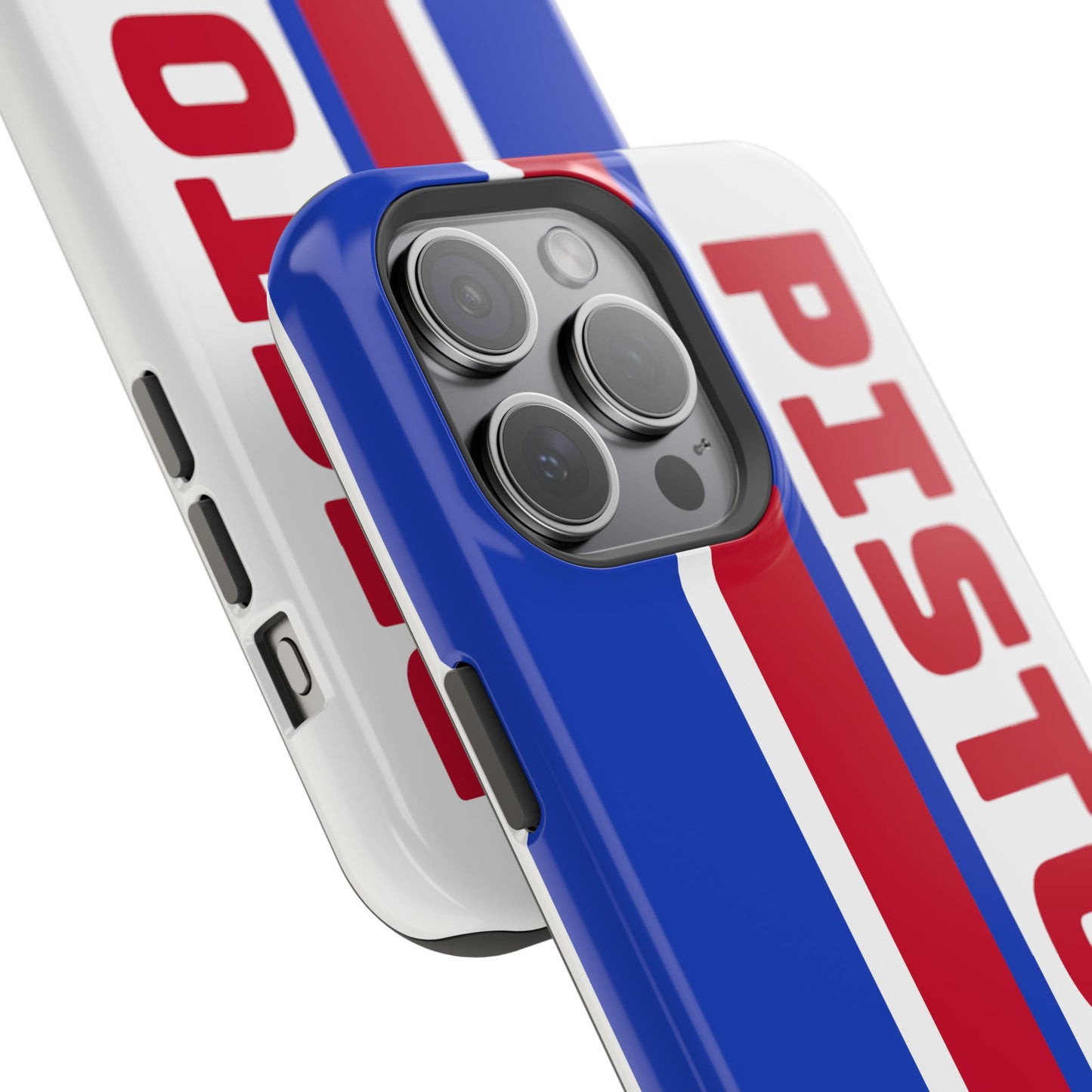 Pistons Phone Case, Magnetic Phone Case, Retro Phone Case, Basketball Gifts