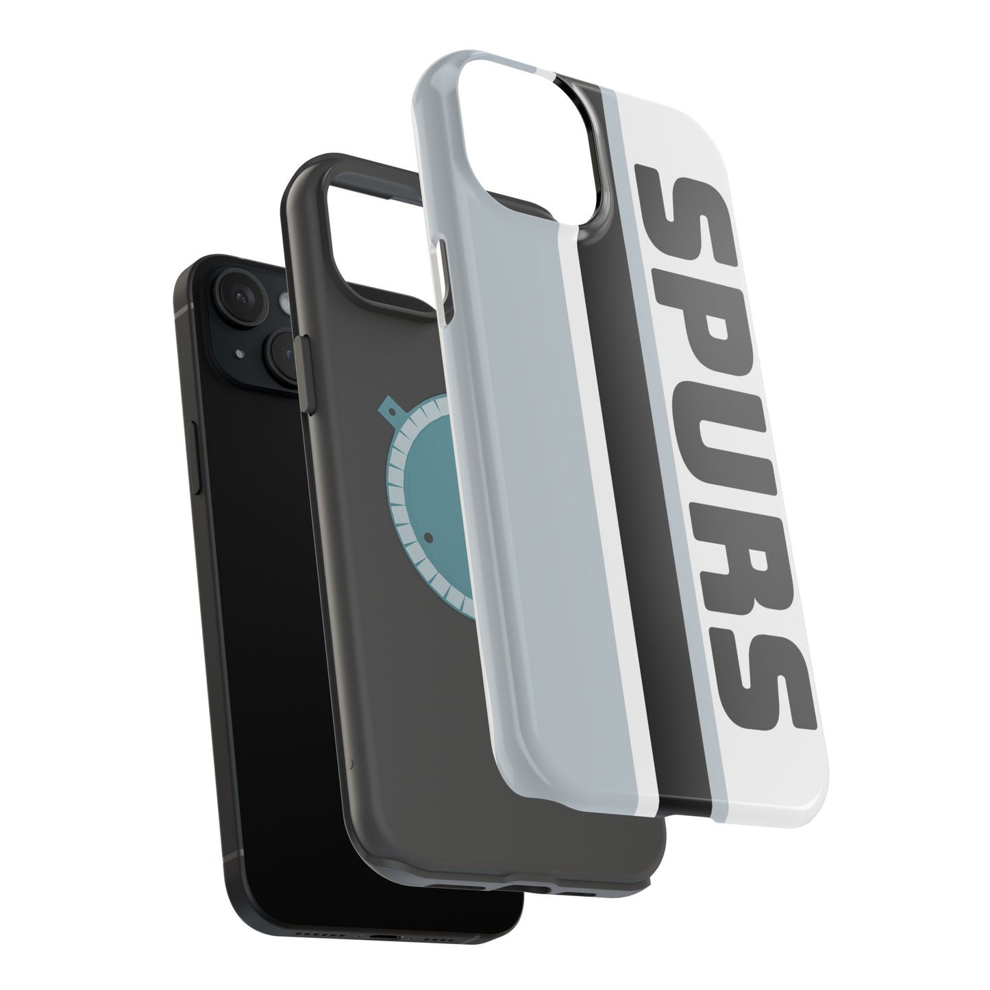 Spurs Phone Case, Magnetic Phone Case, Retro Phone Case, Basketball Gifts
