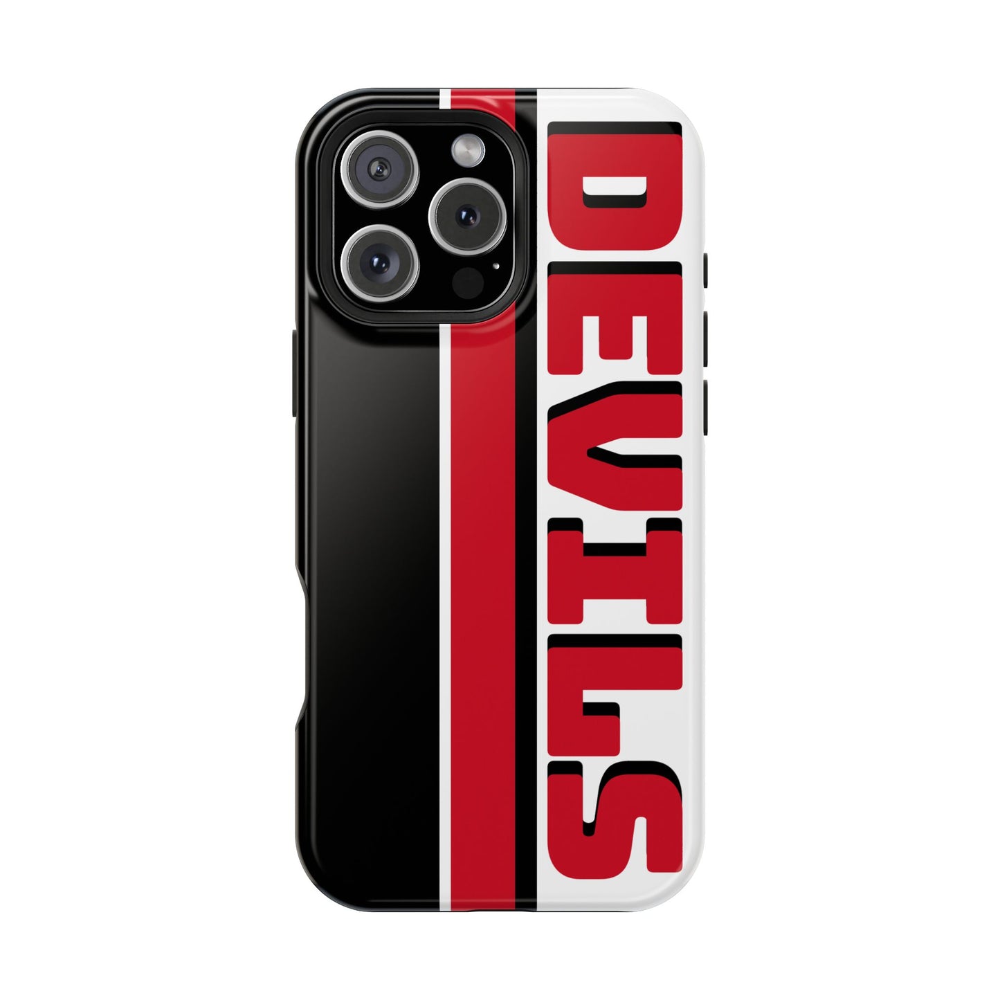Devils Phone Case, Magnetic Phone Case, Retro Phone Case, Hockey Gifts