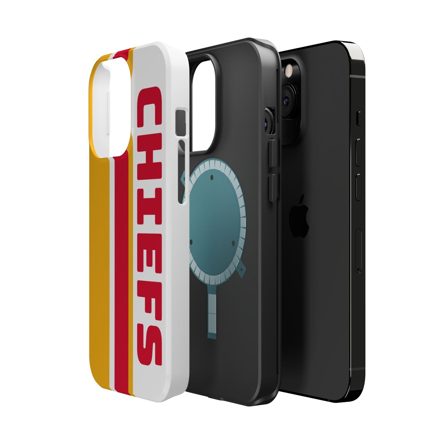 Chiefs Phone Case, Magnetic Phone Case, Retro Phone Case, Baseball Case for iPhone or Samsung, Chiefs Football Gifts