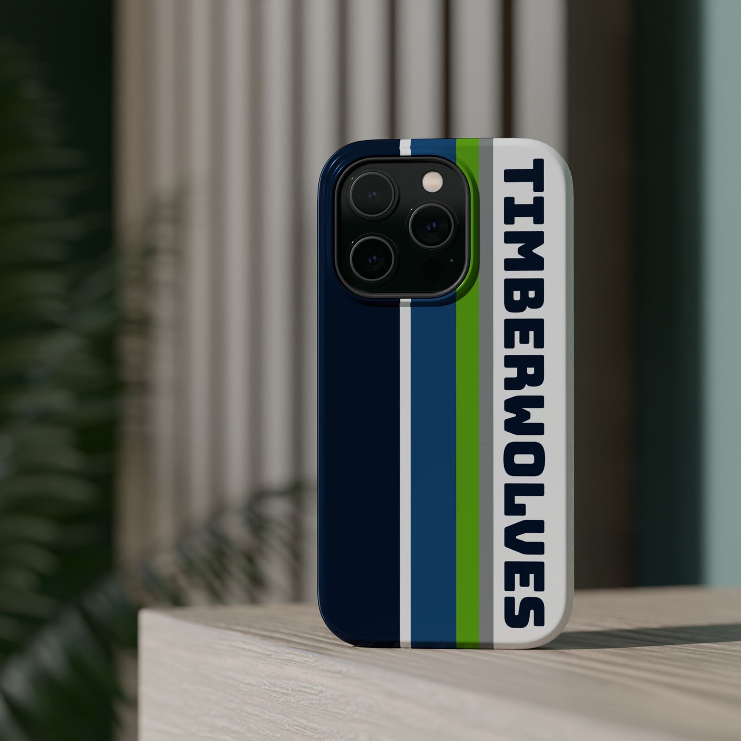 Timberwolves Phone Case, Magnetic Phone Case, Retro Phone Case, Basketball Gifts