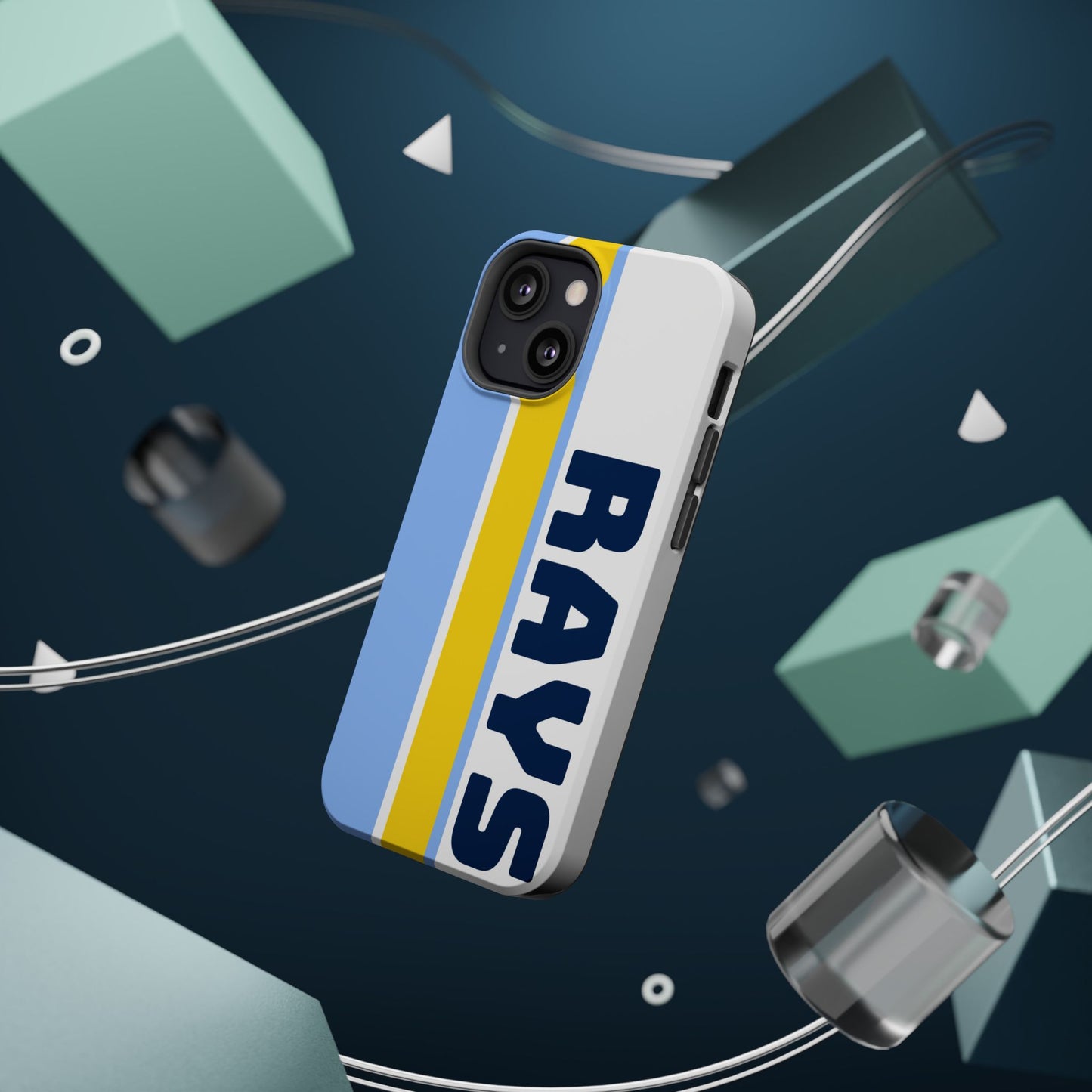Rays Phone Case, Magnetic Phone Case, Retro Phone Case, Baseball Case for iPhone or Samsung, Rays Baseball Gifts