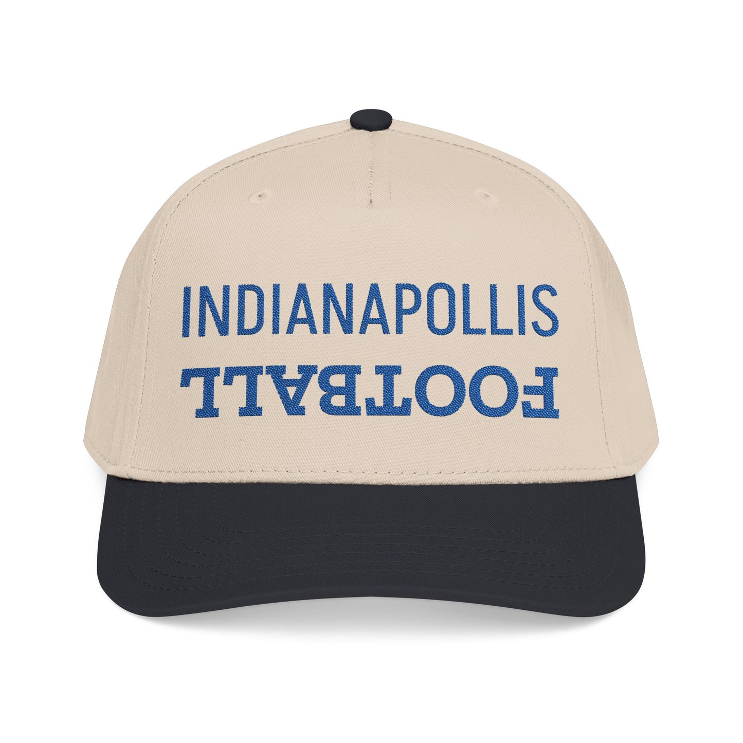 Embroidered Indianapolis Football Hat, Mid Profile Football Cap, Sports Gifts