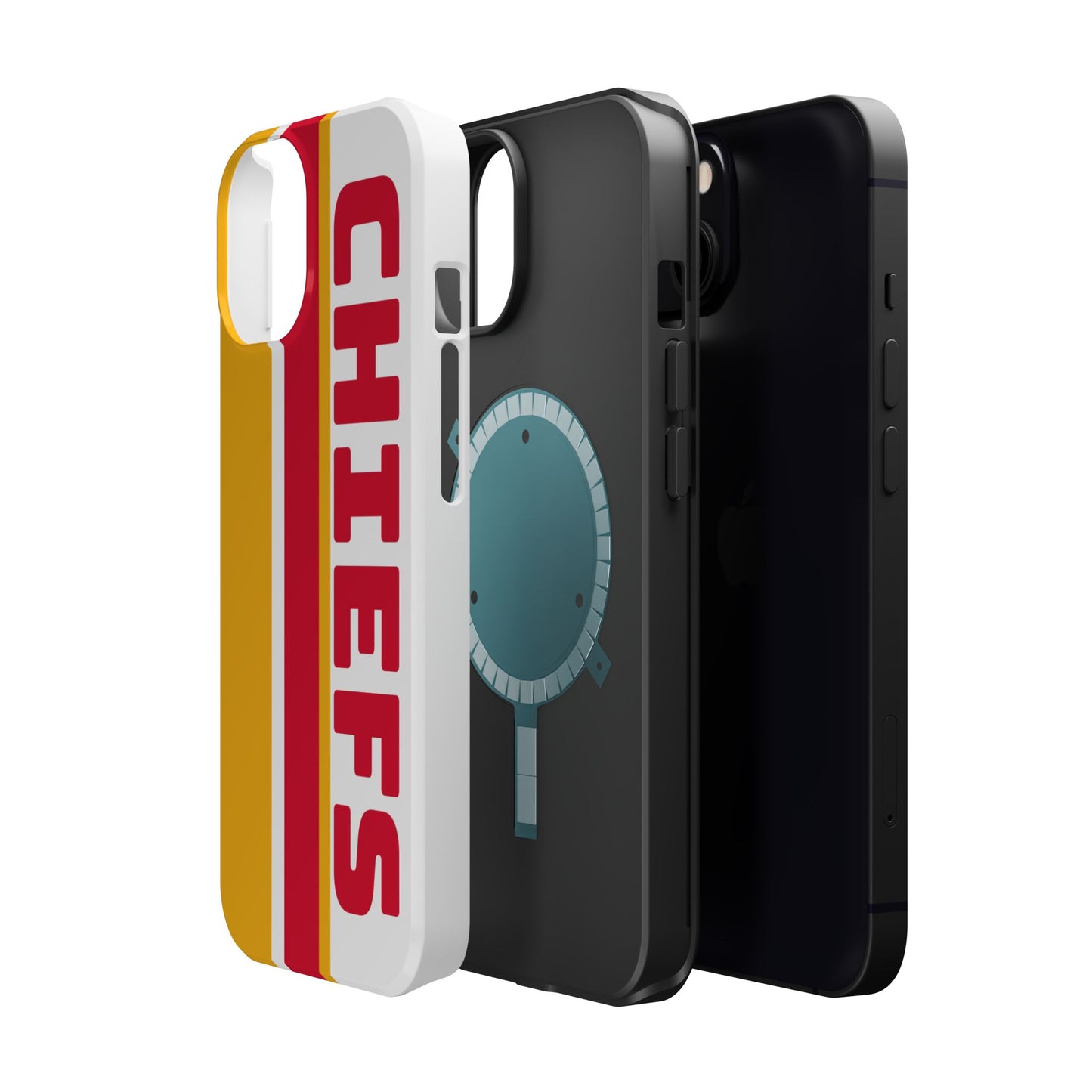 Chiefs Phone Case, Magnetic Phone Case, Retro Phone Case, Baseball Case for iPhone or Samsung, Chiefs Football Gifts