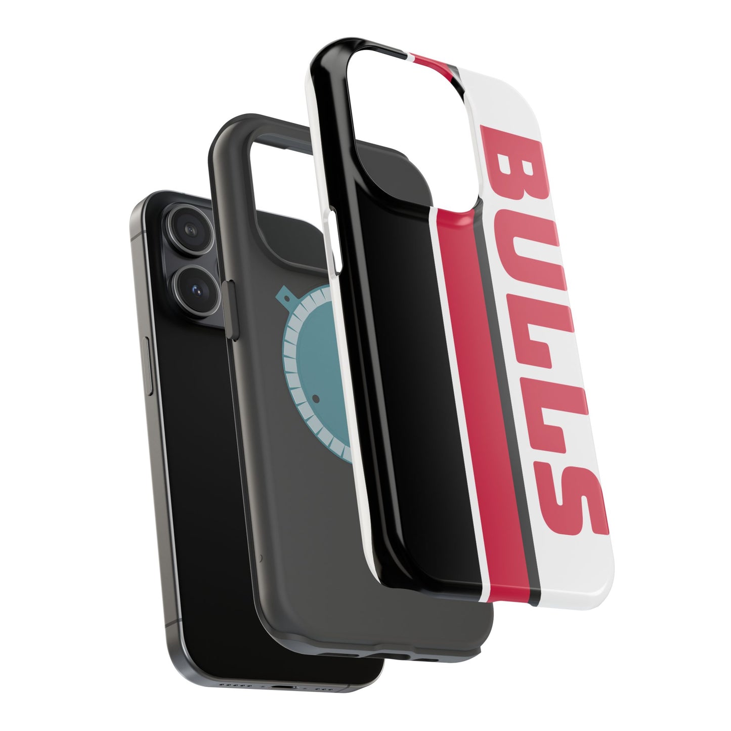Bulls Phone Case, Magnetic Phone Case, Retro Phone Case