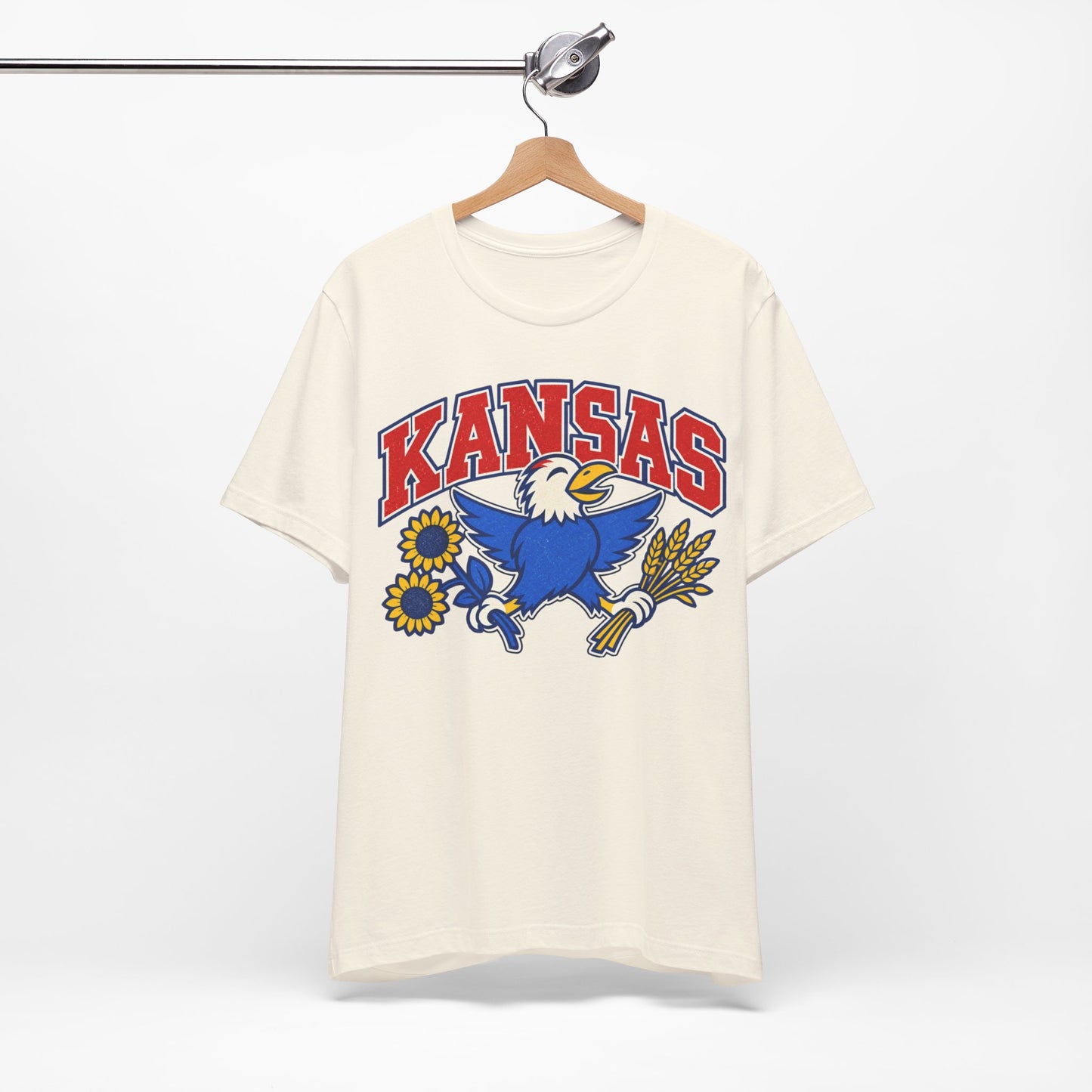 Vintage Kansas T-Shirt, Sunflower Shirt, Pop Art Graphic Tee, Sports Gifts