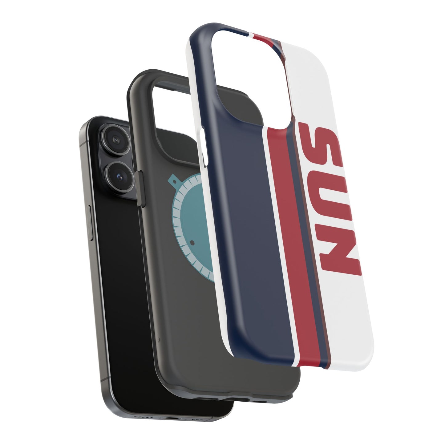 Sun Phone Case, Magnetic Phone Case, Retro Phone Case, Matte/Glossy Phone Case