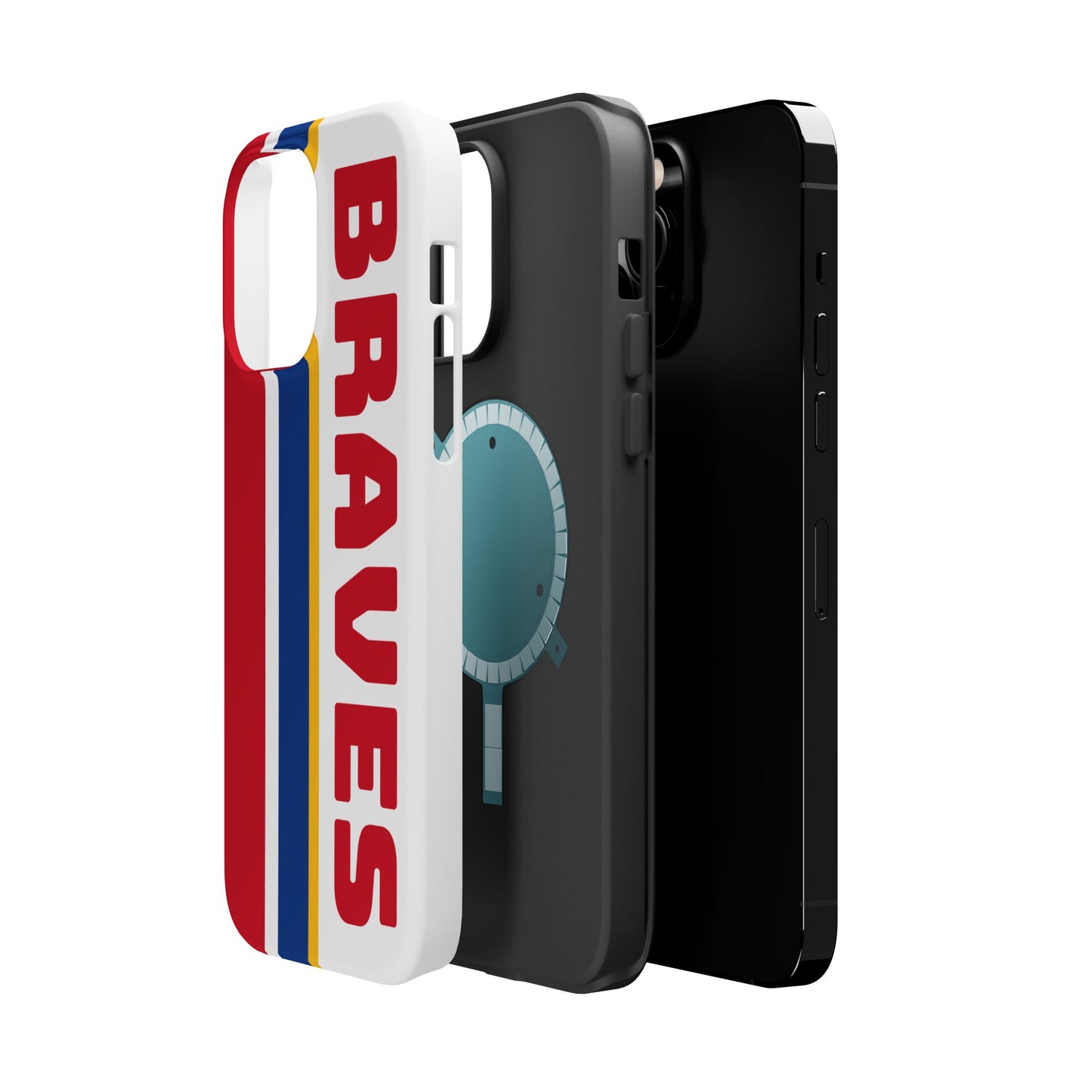 Braves Phone Case, Magnetic Phone Case, Baseball Phone Case, Retro Phone Case