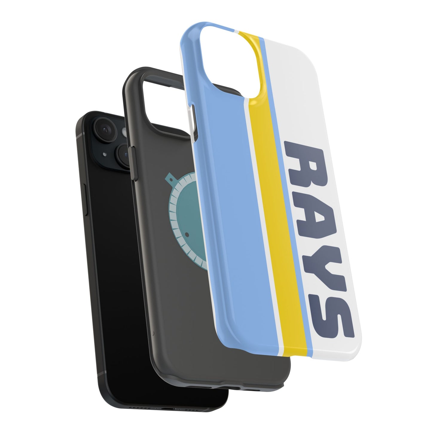 Rays Phone Case, Magnetic Phone Case, Retro Phone Case, Baseball Case for iPhone or Samsung, Rays Baseball Gifts