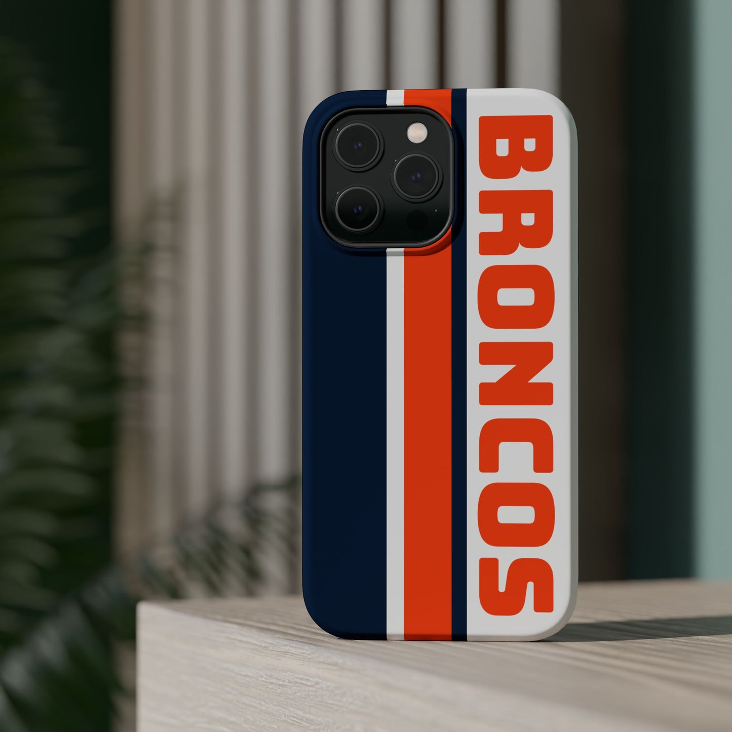 Broncos Phone Case, Magnetic Phone Case, Retro Phone Case, Baseball Case for iPhone or Samsung, Football Gifts