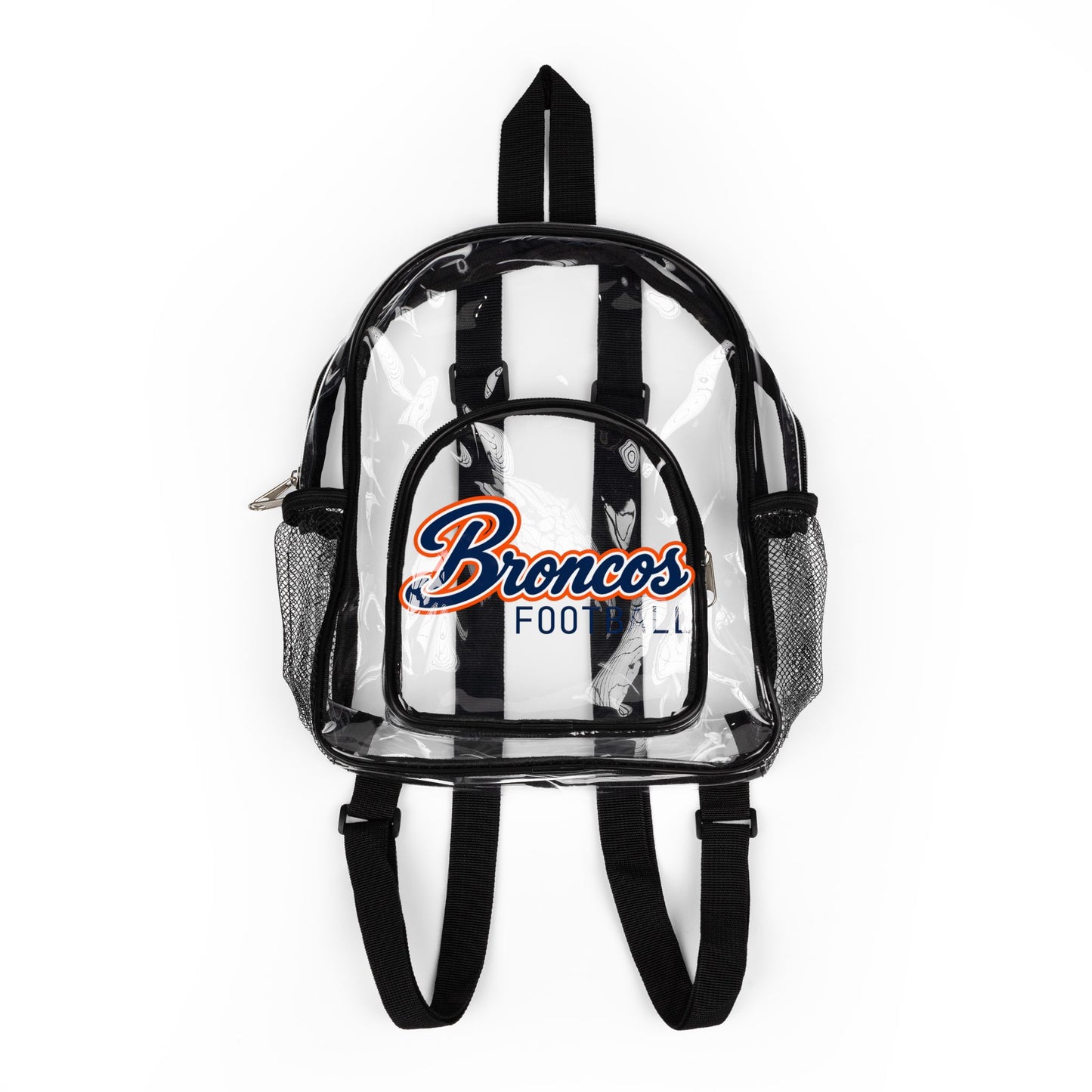 Broncos Clear Backpack, Stadium Bag, Football Belt Bag, Transparent Bag