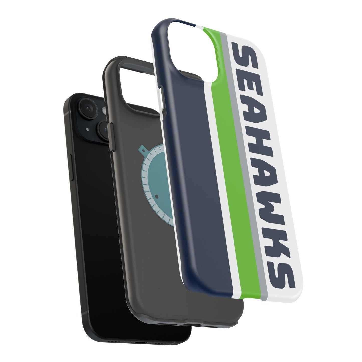 Seahawks Phone Case, Magnetic Phone Case, Retro Phone Case, Football Case for iPhone or Samsung