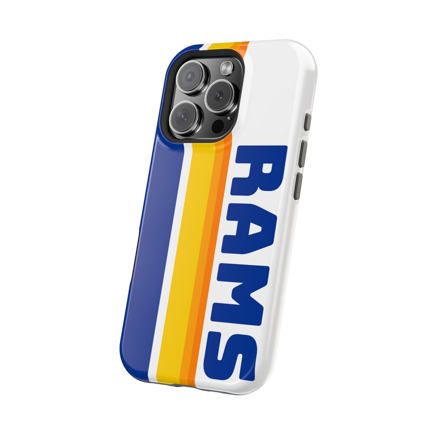 Rams Phone Case, Magnetic Phone Case, Retro Phone Case, Football Case for iPhone or Samsung