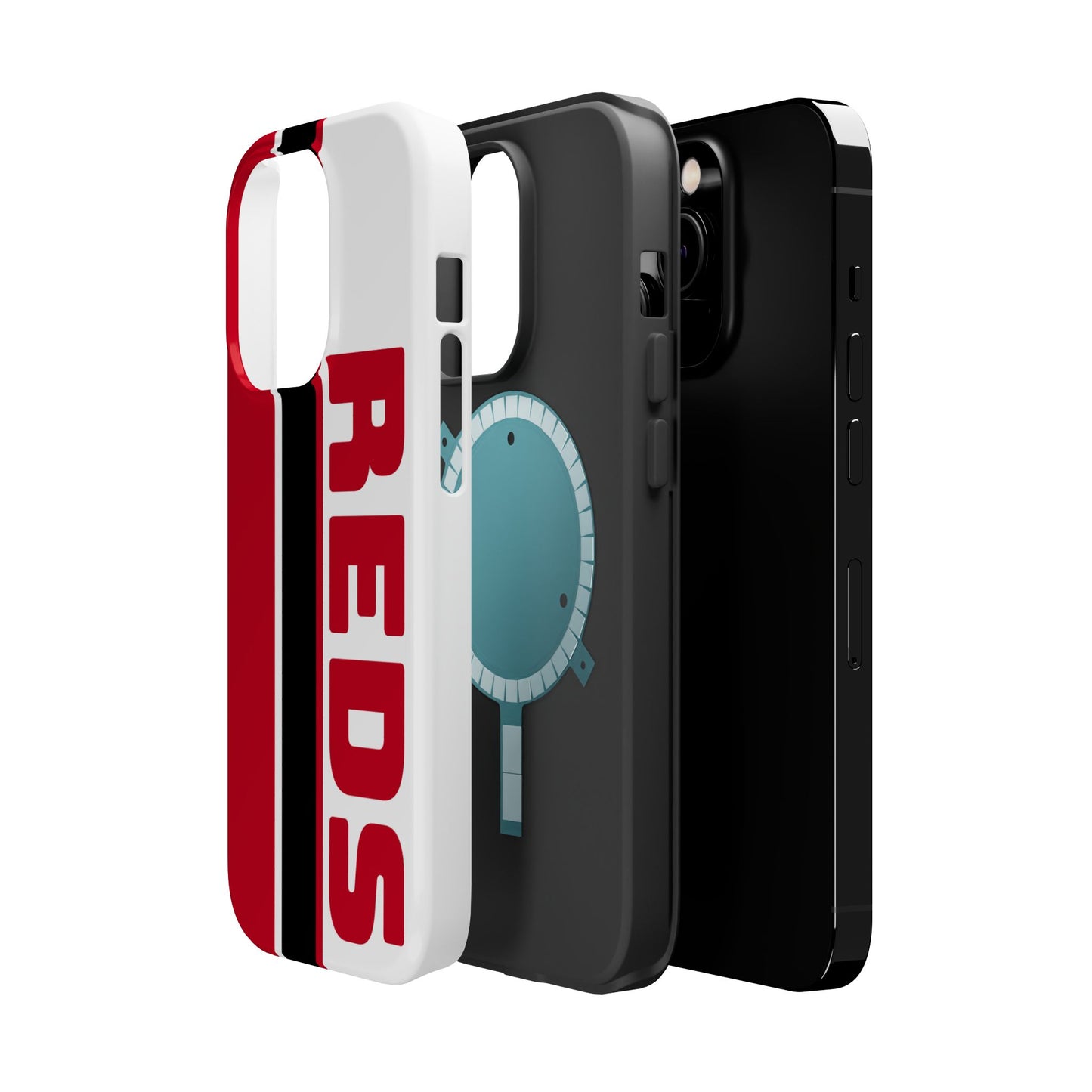 Reds Phone Case, Magnetic Phone Case, Retro Phone Case, Baseball Case for iPhone or Samsung, Reds Baseball Case