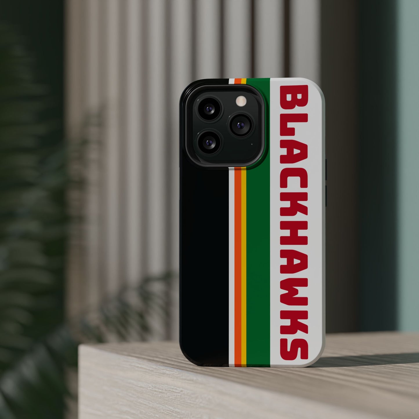 Blackhawks Phone Case, Magnetic Phone Case, Hockey Phone Case, Retro Phone Case