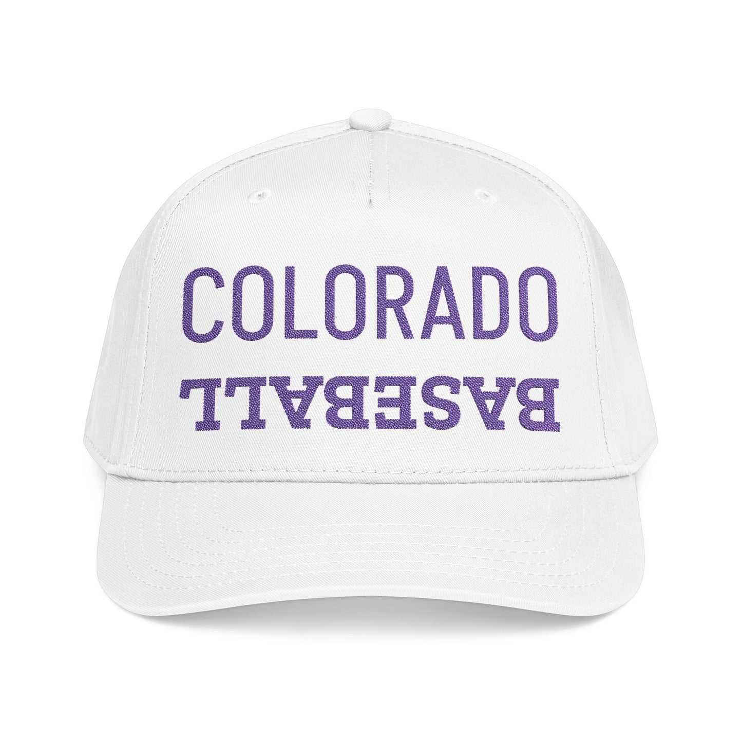 Embroidered Colorado Baseball Hat, Mid Profile Baseball Cap, Sports Gifts