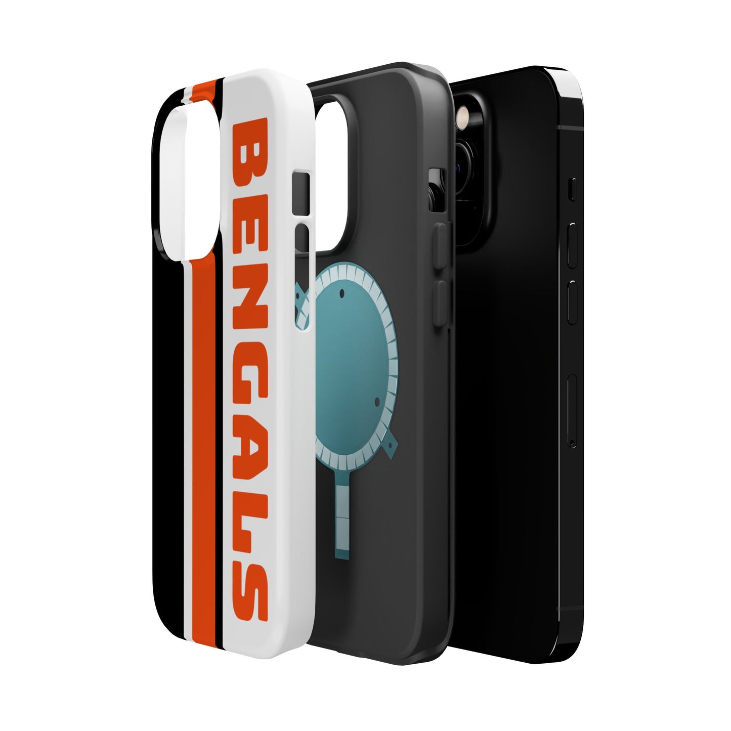 Bengals Phone Case, Magnetic Phone Case, Retro Phone Case, Baseball Case for iPhone or Samsung, Football Gifts