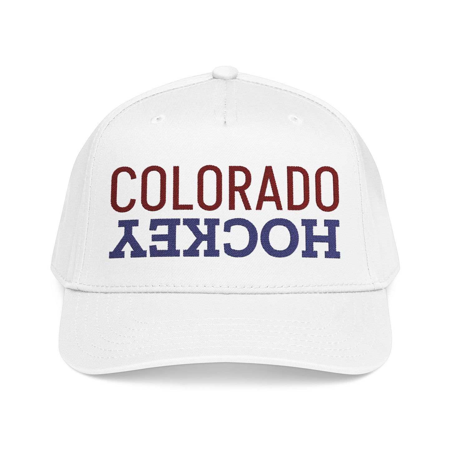 Embroidered Colorado Hockey Hat, Mid Profile Hockey Cap, Sports Gifts