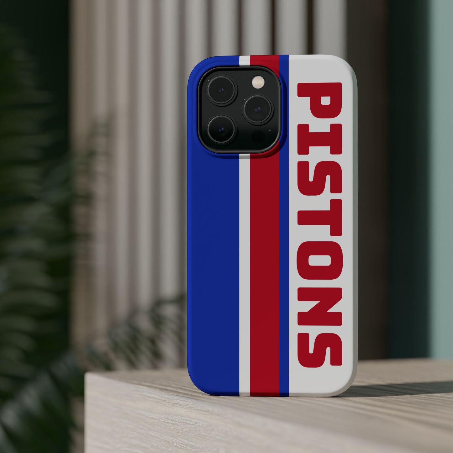 Pistons Phone Case, Magnetic Phone Case, Retro Phone Case, Basketball Gifts
