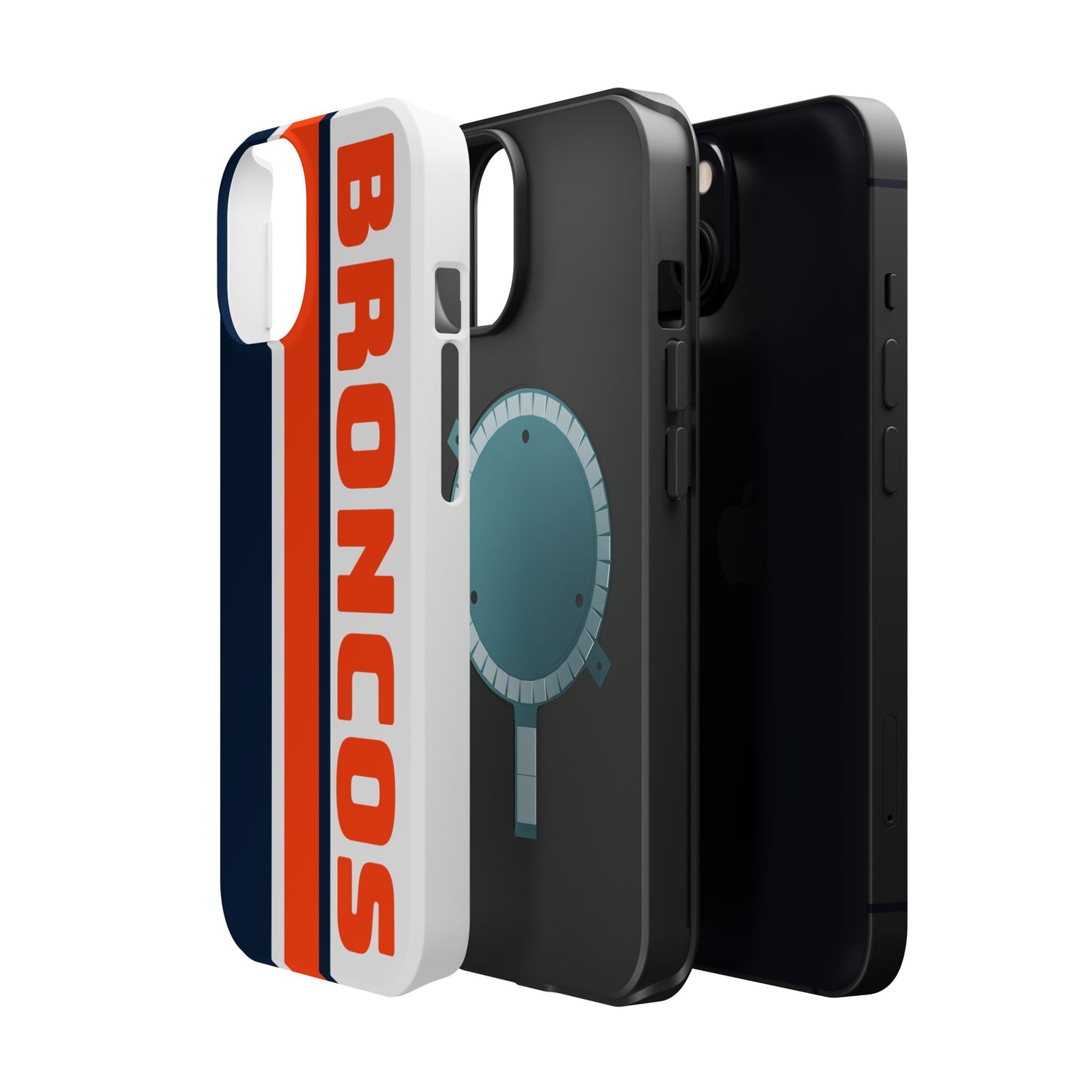 Broncos Phone Case, Magnetic Phone Case, Retro Phone Case, Baseball Case for iPhone or Samsung, Football Gifts