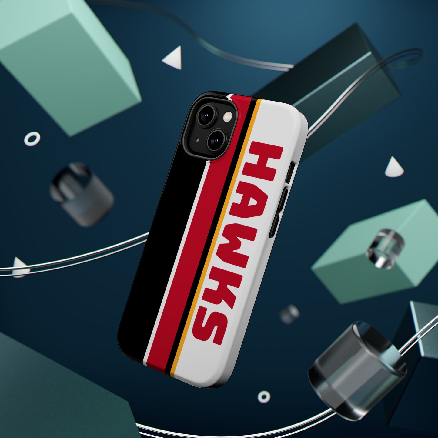 Hawks Phone Case, Magnetic Phone Case, Retro Phone Case