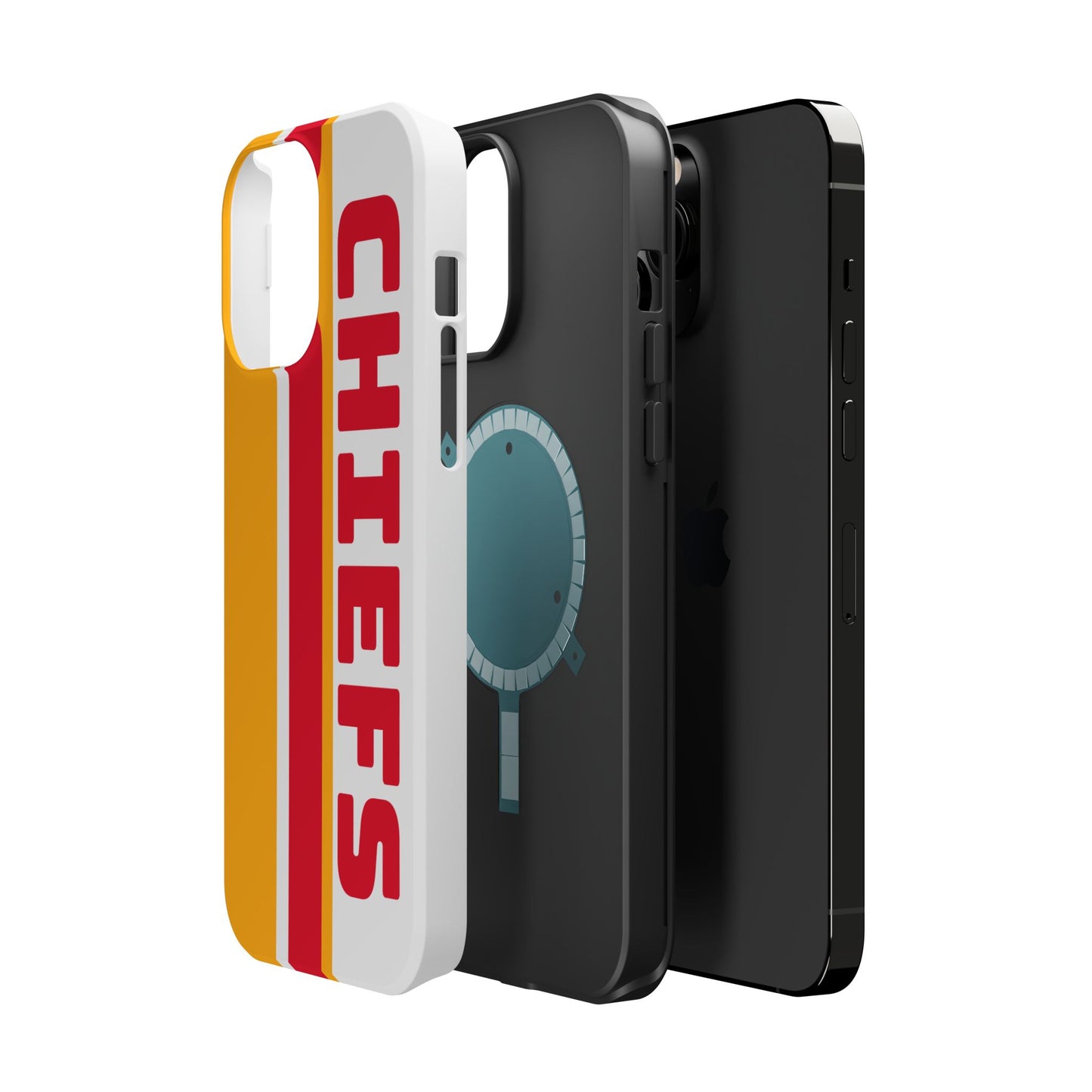Chiefs Phone Case, Magnetic Phone Case, Retro Phone Case, Baseball Case for iPhone or Samsung, Chiefs Football Gifts